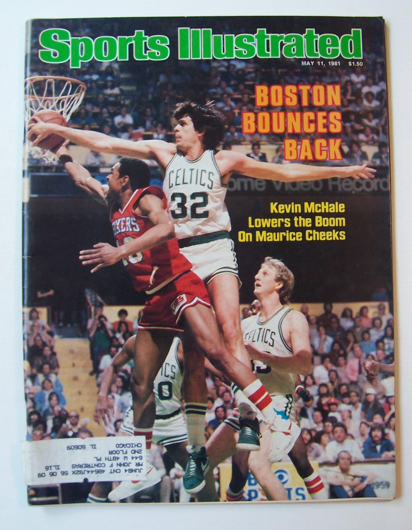 Sports Illustrated Magazine -May 11, 1981- Kevin McHale