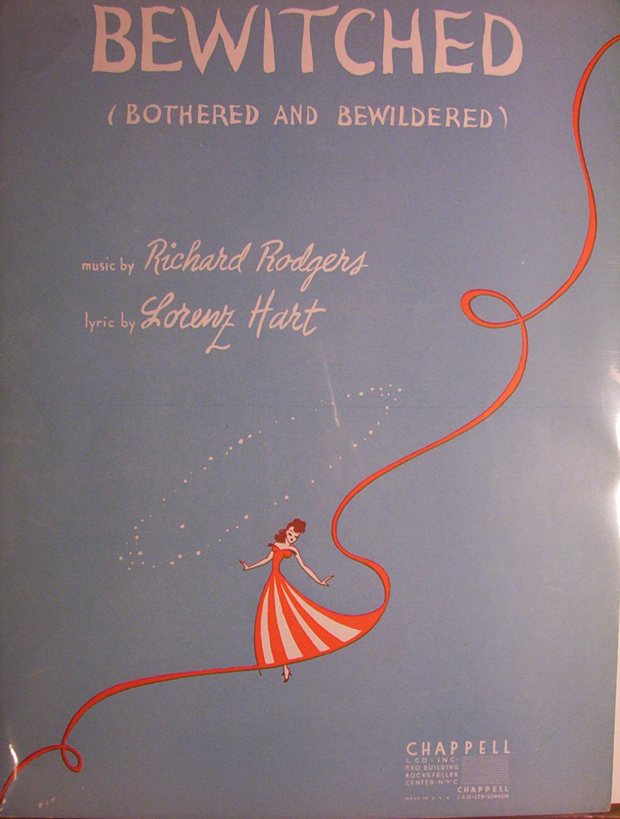 Sheet Music For 1941 Bewitched (Bothered & Bewildered)