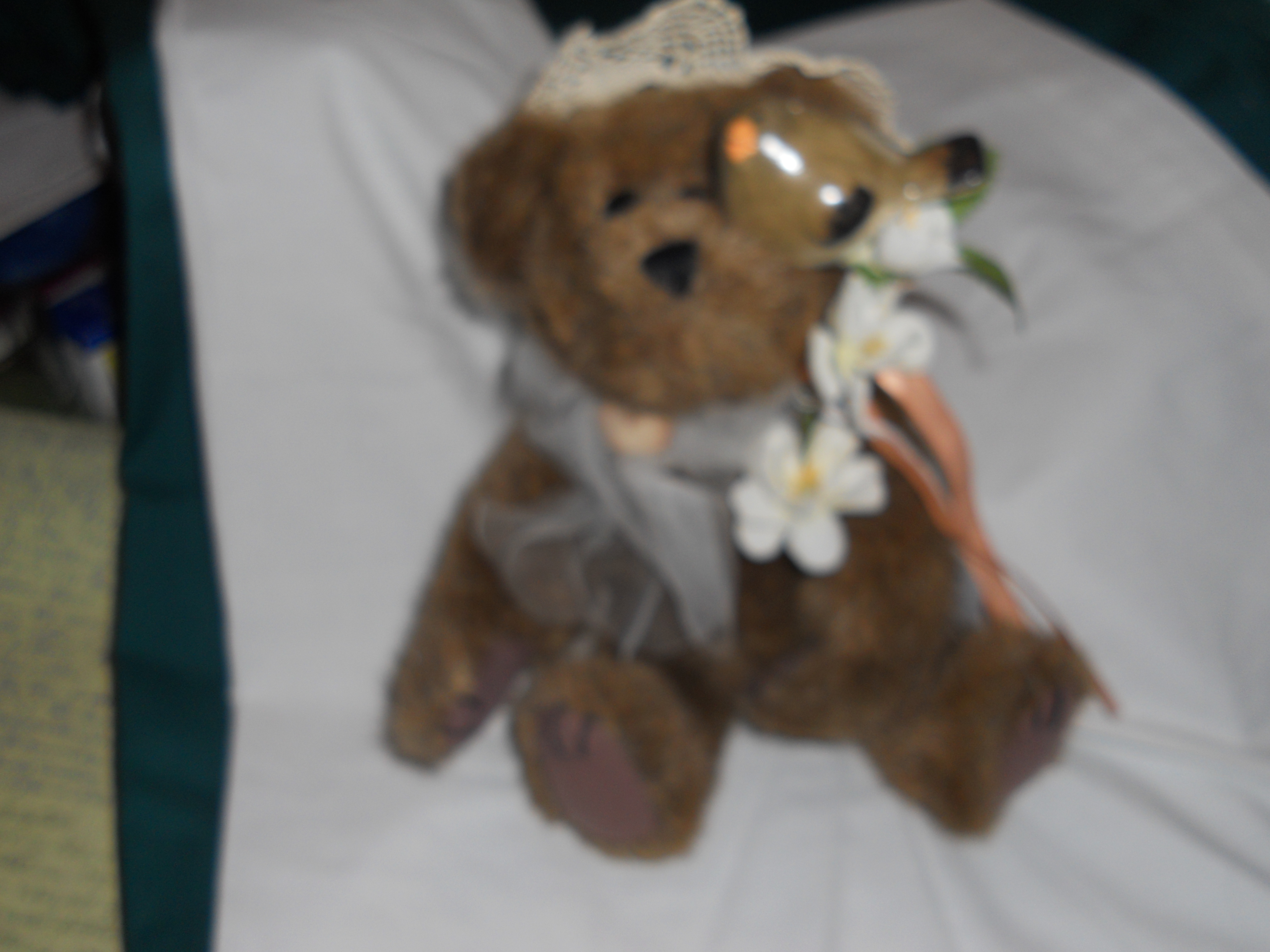 Boyds Bear Decorated with Bird 1998