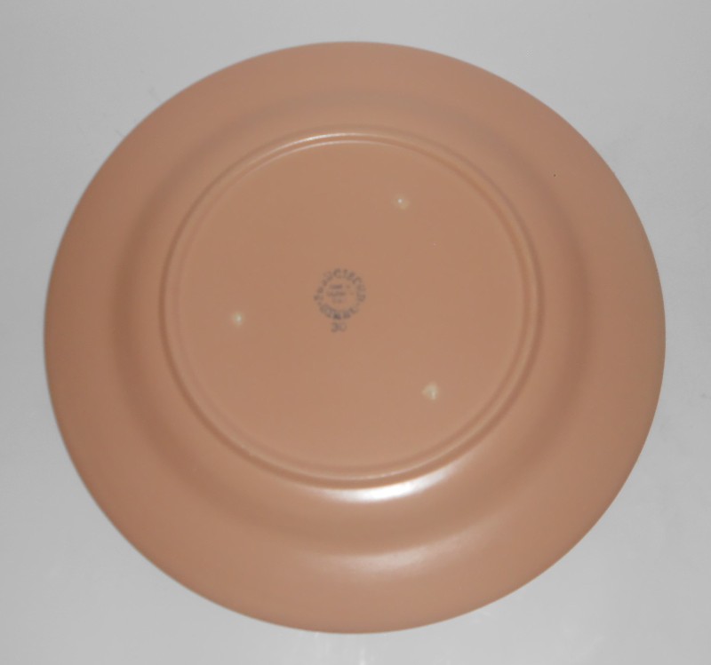 Franciscan Pottery El Patio Satin Coral Dinner Plate