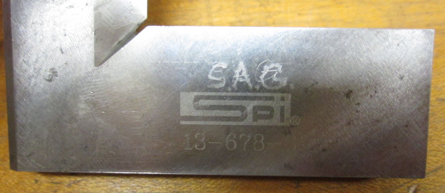 SPI Solid Square Beveled Edge 4 inch Blade