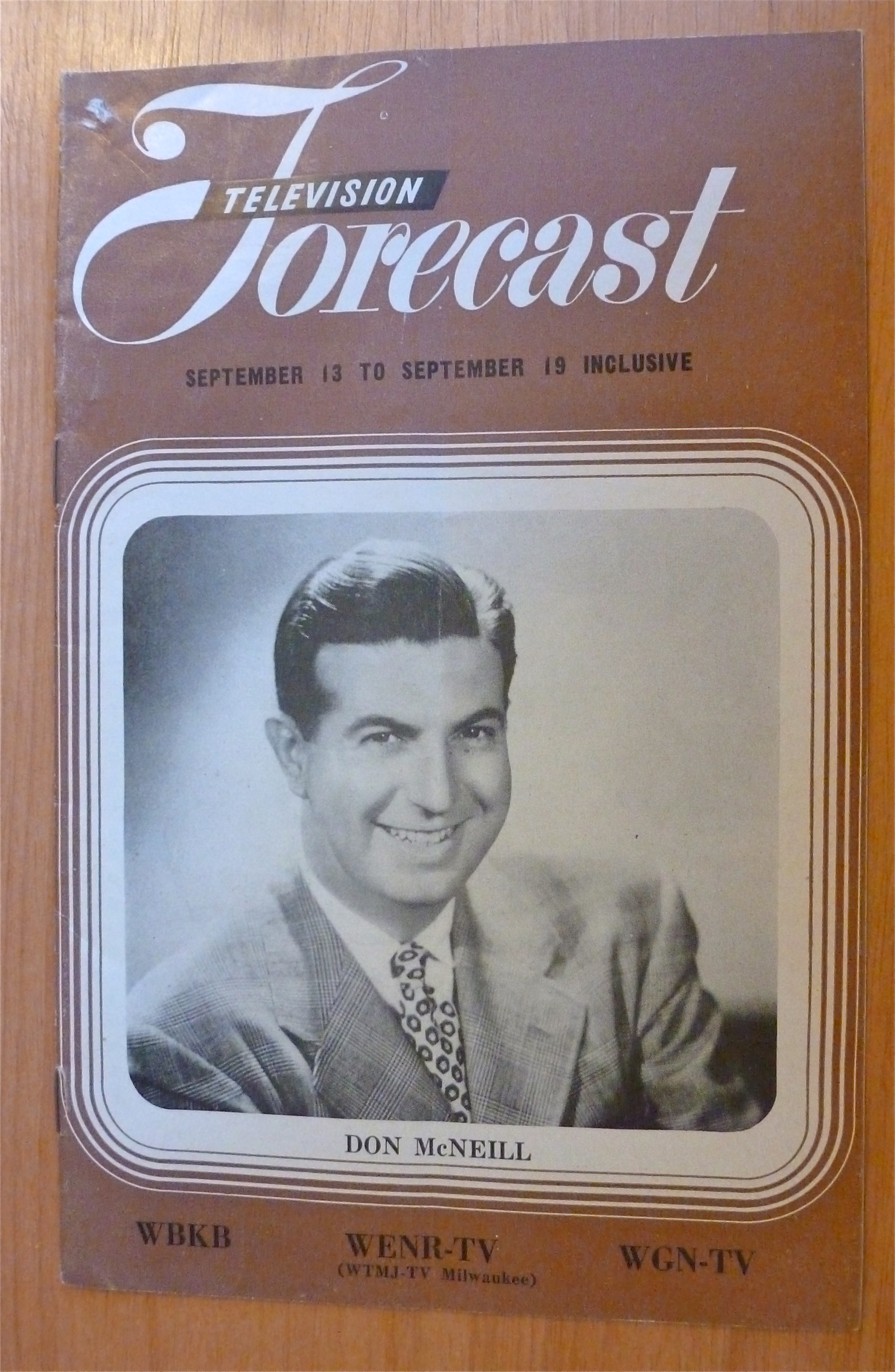 1948 Chicago Television Forecast Vol.1-#19 Don McNeill