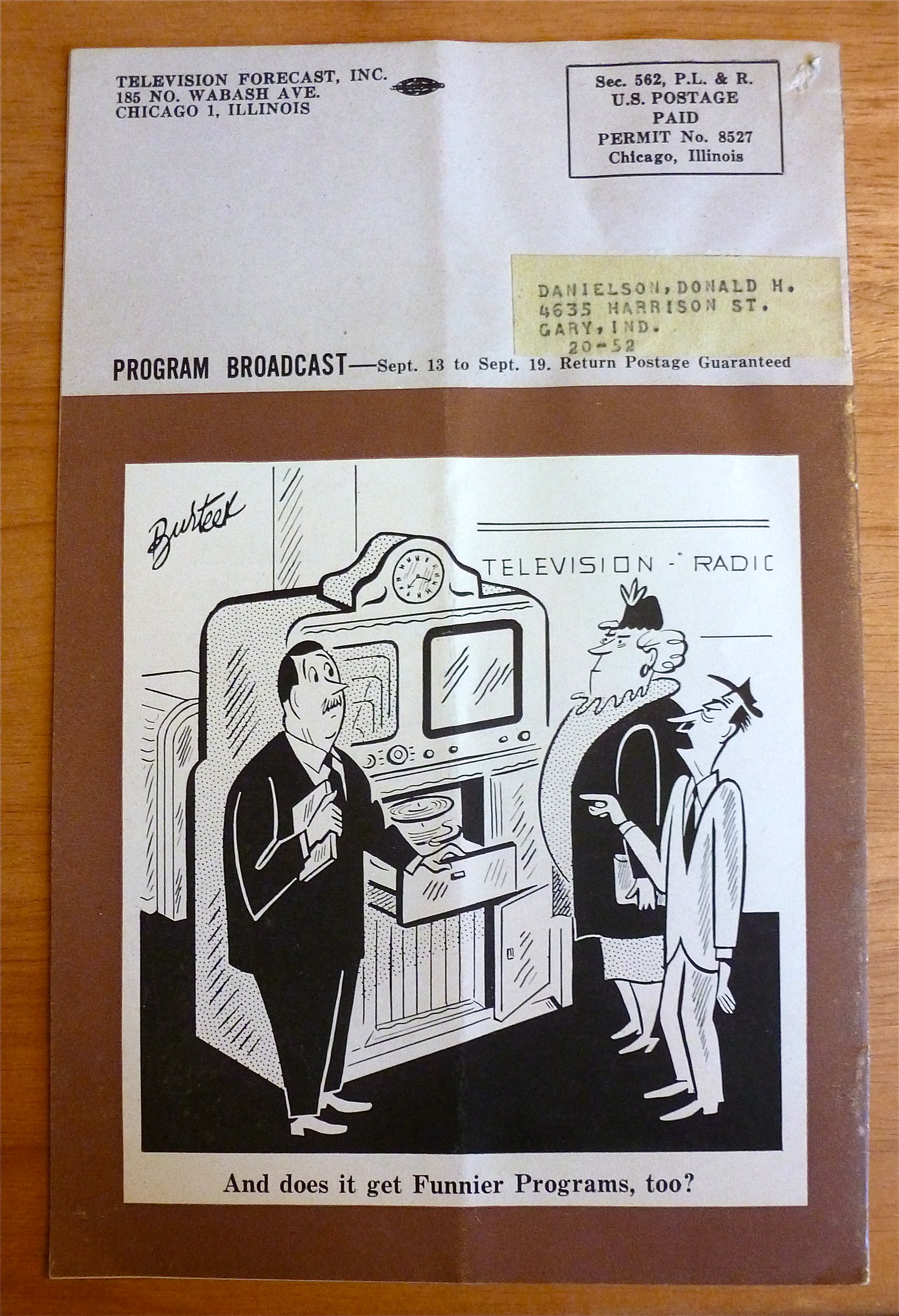 1948 Chicago Television Forecast Vol.1-#19 Don McNeill