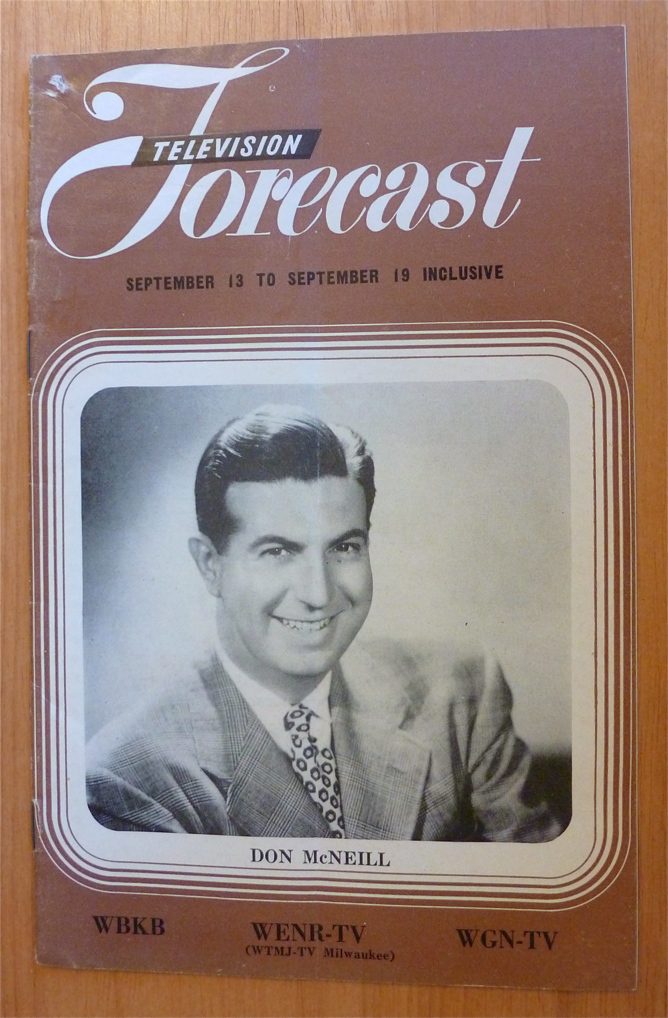 1948 Chicago Television Forecast Vol.1-#19 Don McNeill