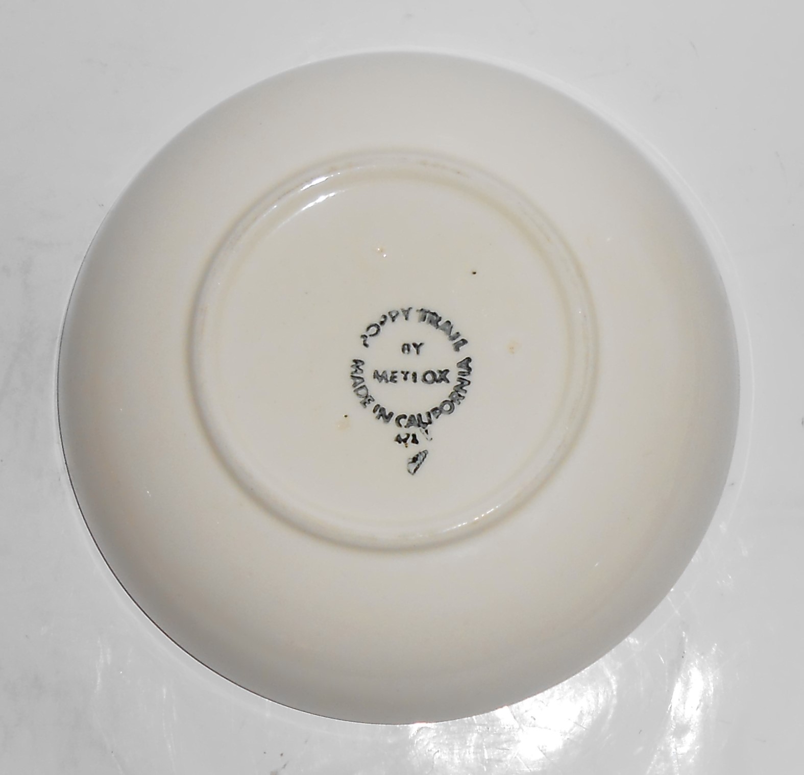 Metlox Pottery Poppy Trail California Ivy Cereal Bowl