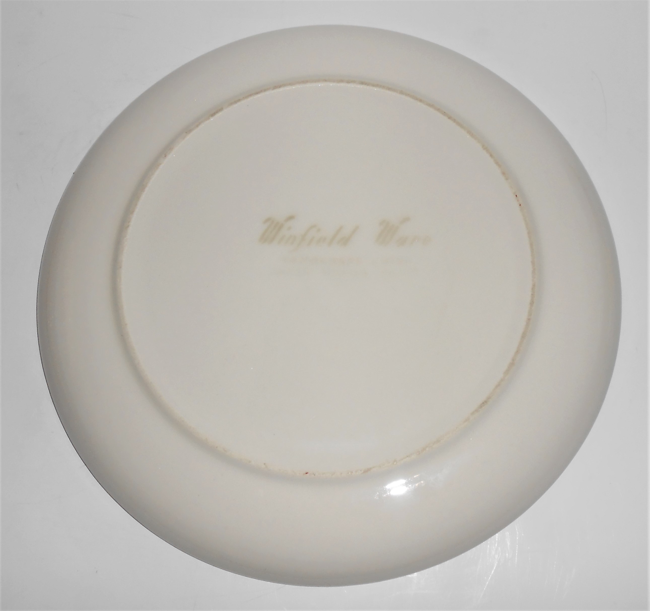 Winfield Pottery China Tiger Iris Bread Plate