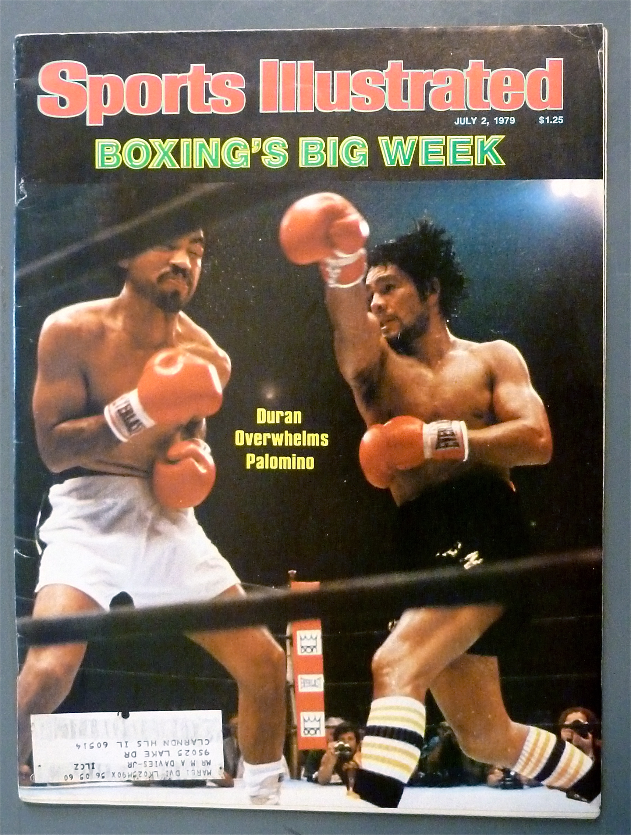 Sport Illustrated July 2, 1979 Duran & Palomino