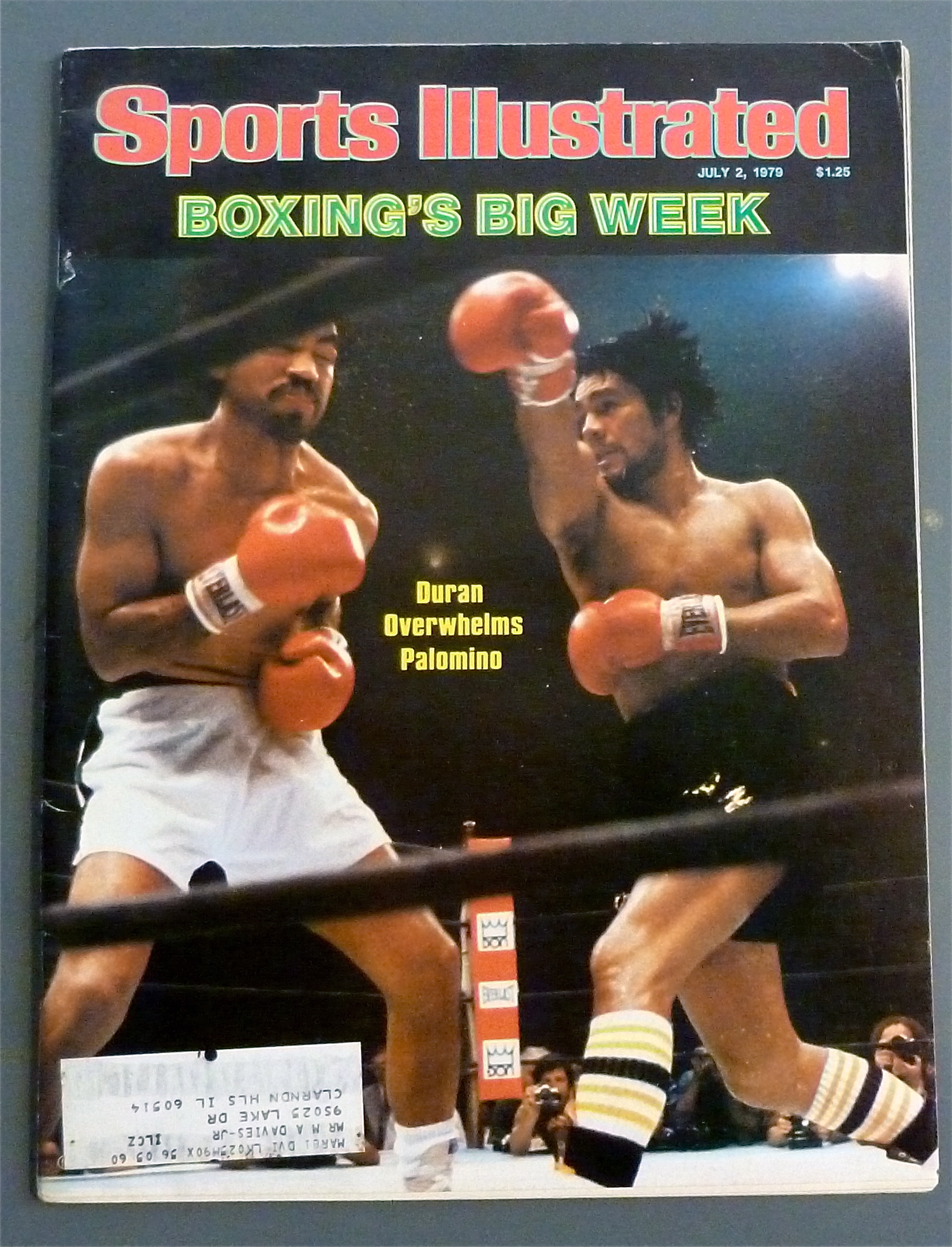Sport Illustrated July 2, 1979 Duran & Palomino