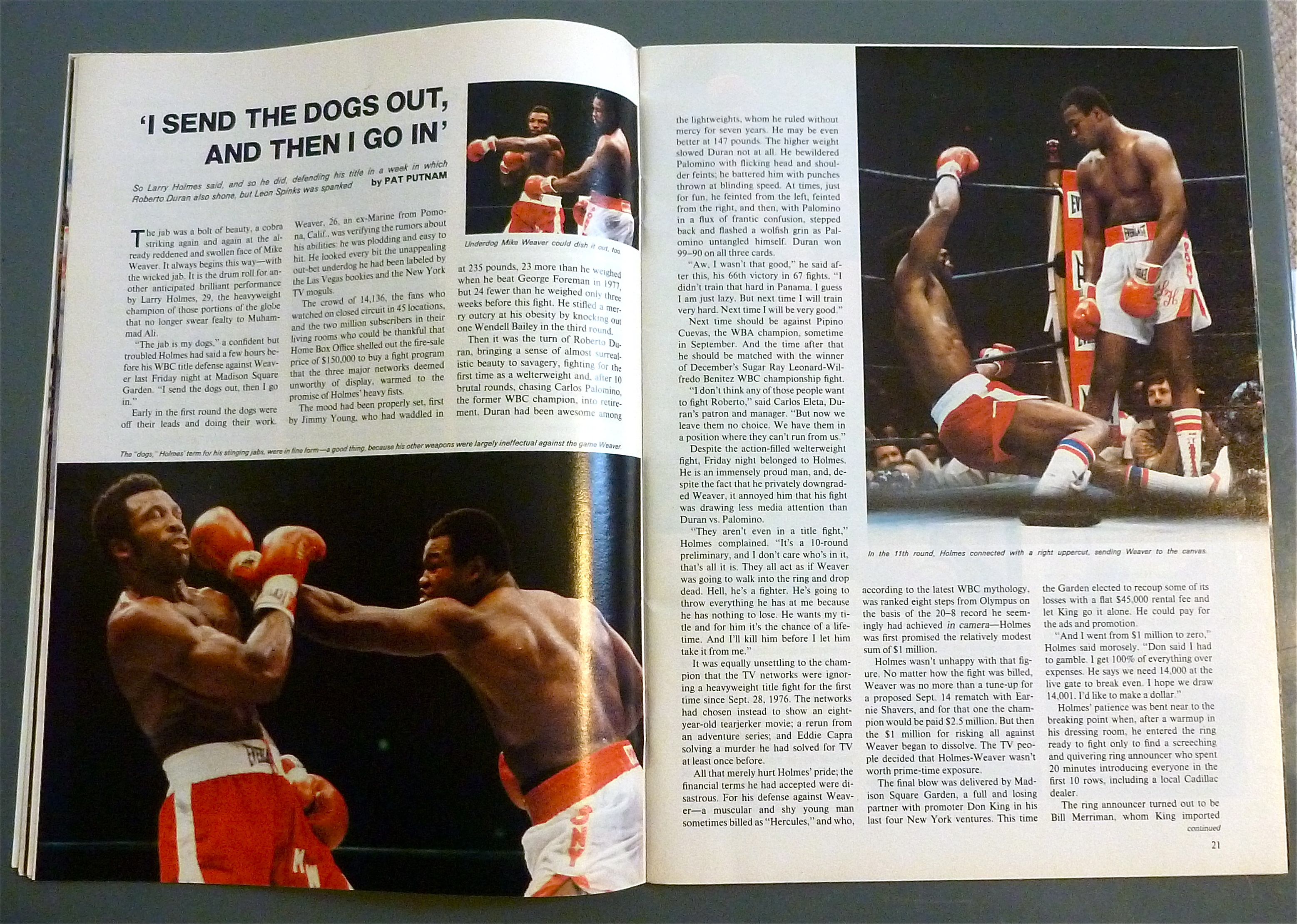 Sport Illustrated July 2, 1979 Duran & Palomino