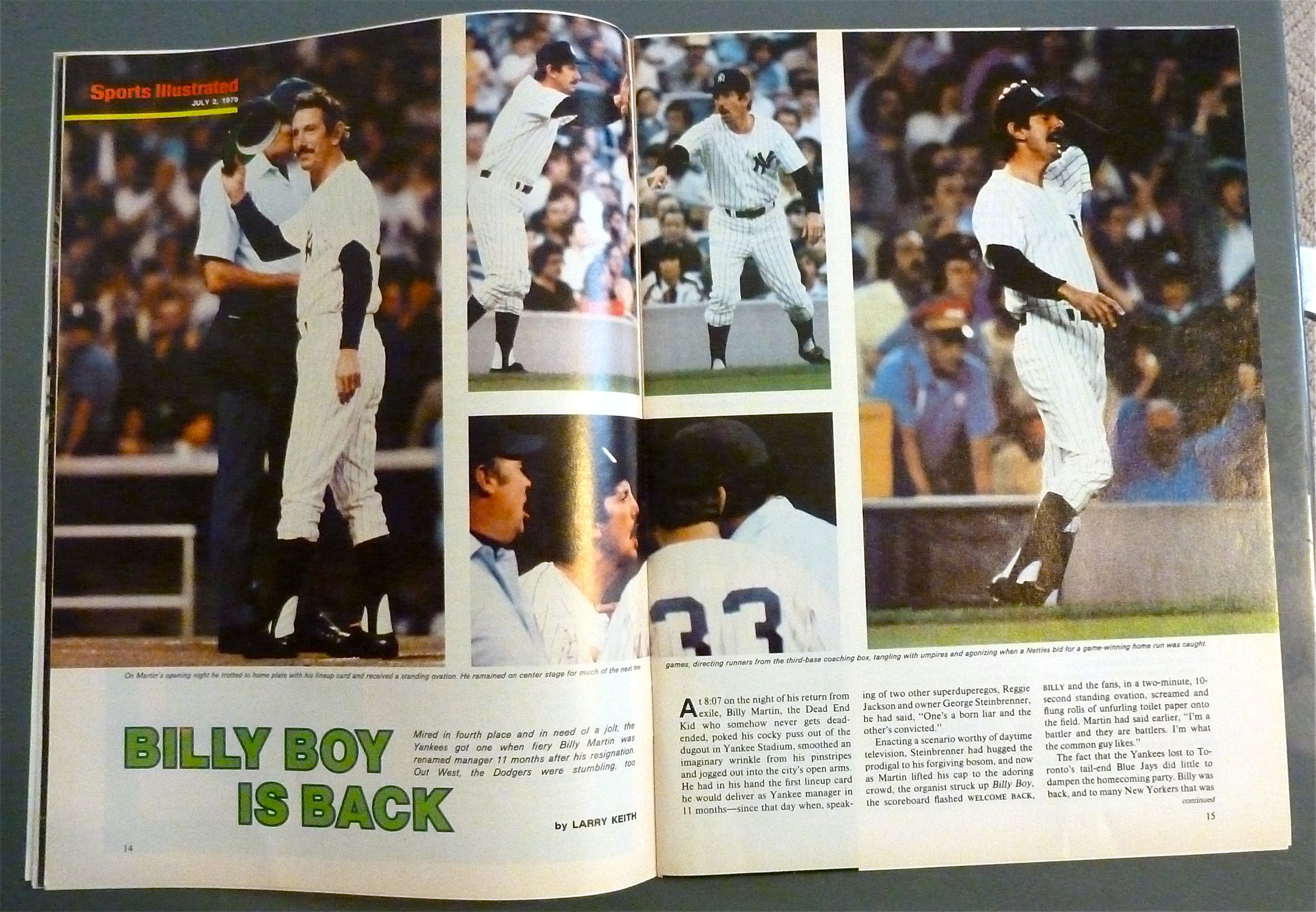 Sport Illustrated July 2, 1979 Duran & Palomino
