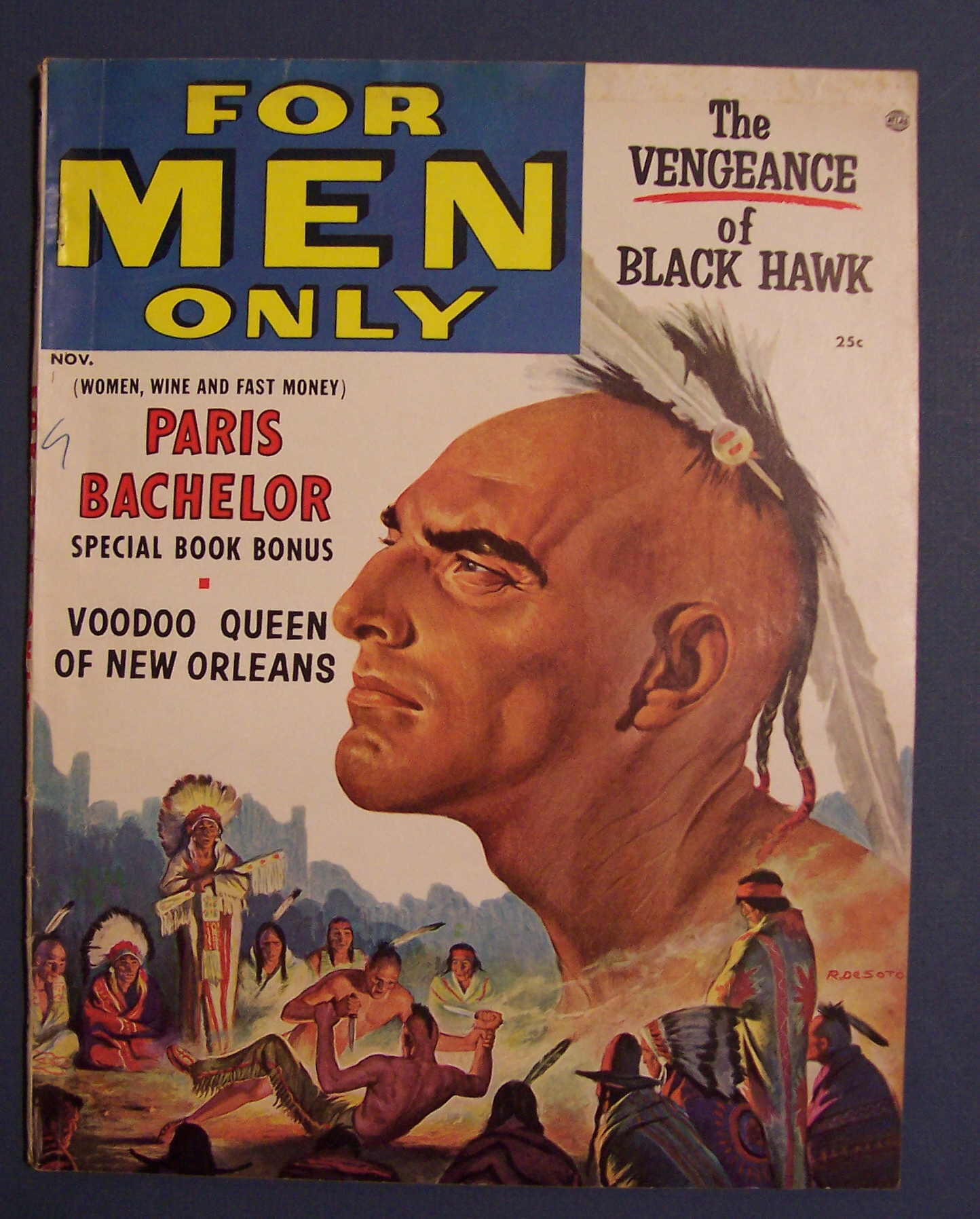 Vintage For Men Only Magazine - November 1956
