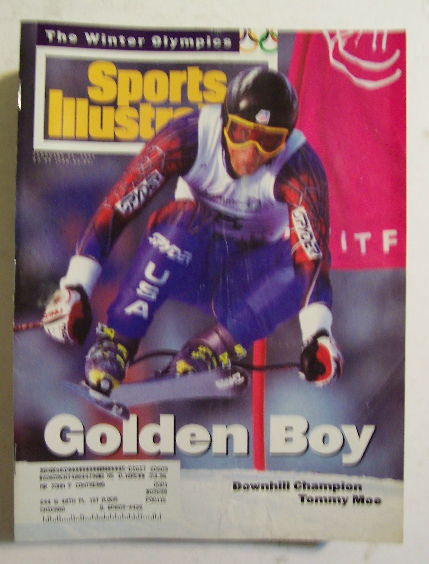 Sports Illustrated Magazine -Feb 21, 1994- Tommy Moe