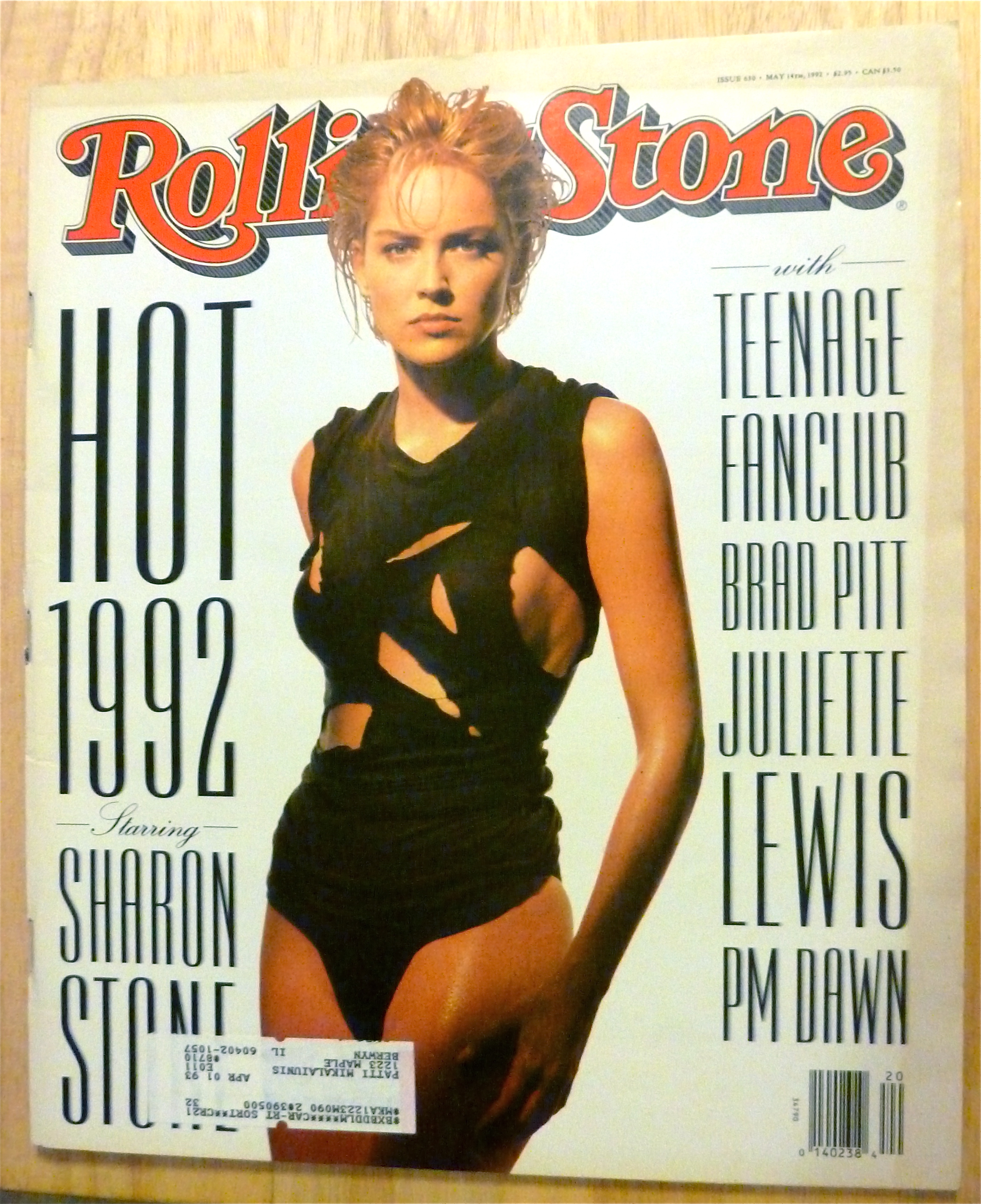 Rolling Stone-May 14, 1992-Sharon Stone