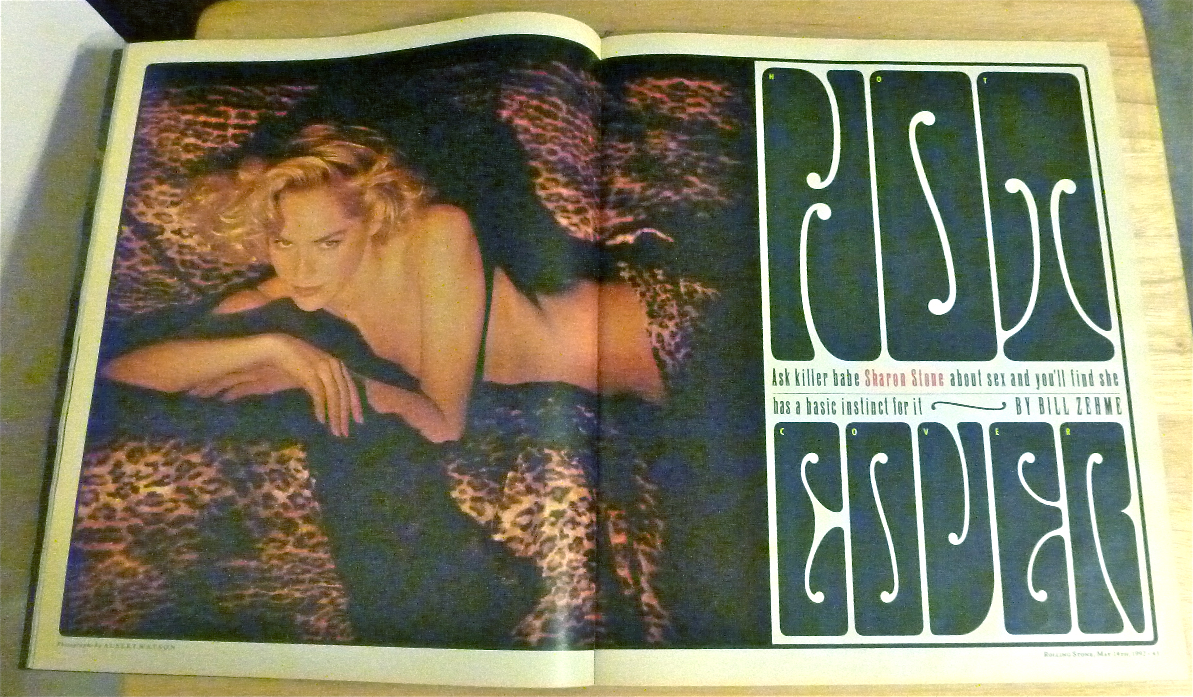 Rolling Stone-May 14, 1992-Sharon Stone