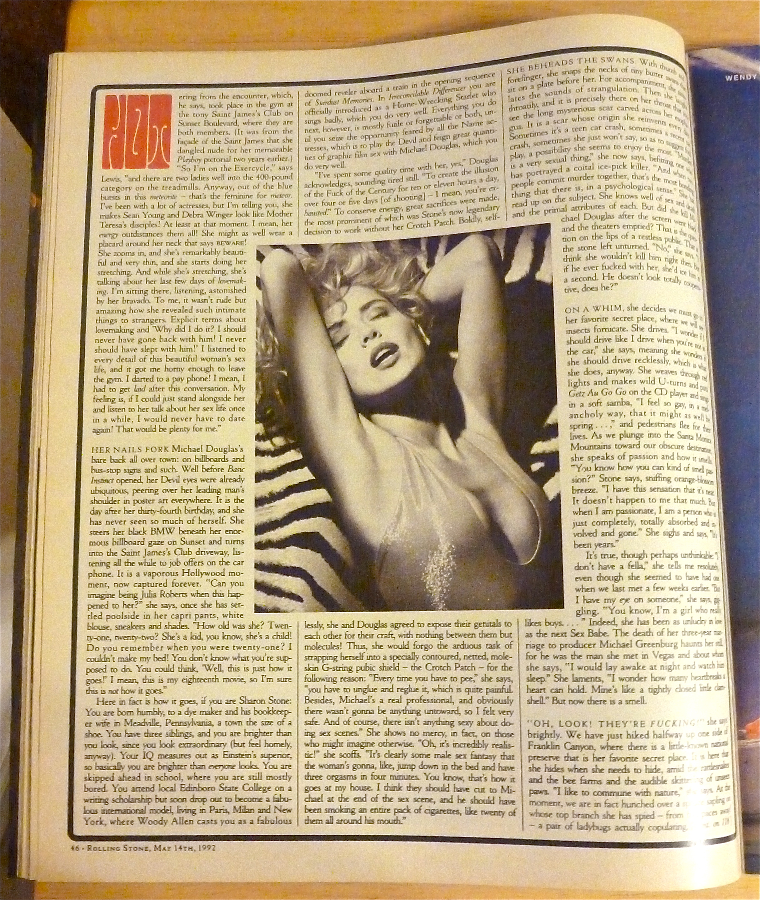 Rolling Stone-May 14, 1992-Sharon Stone
