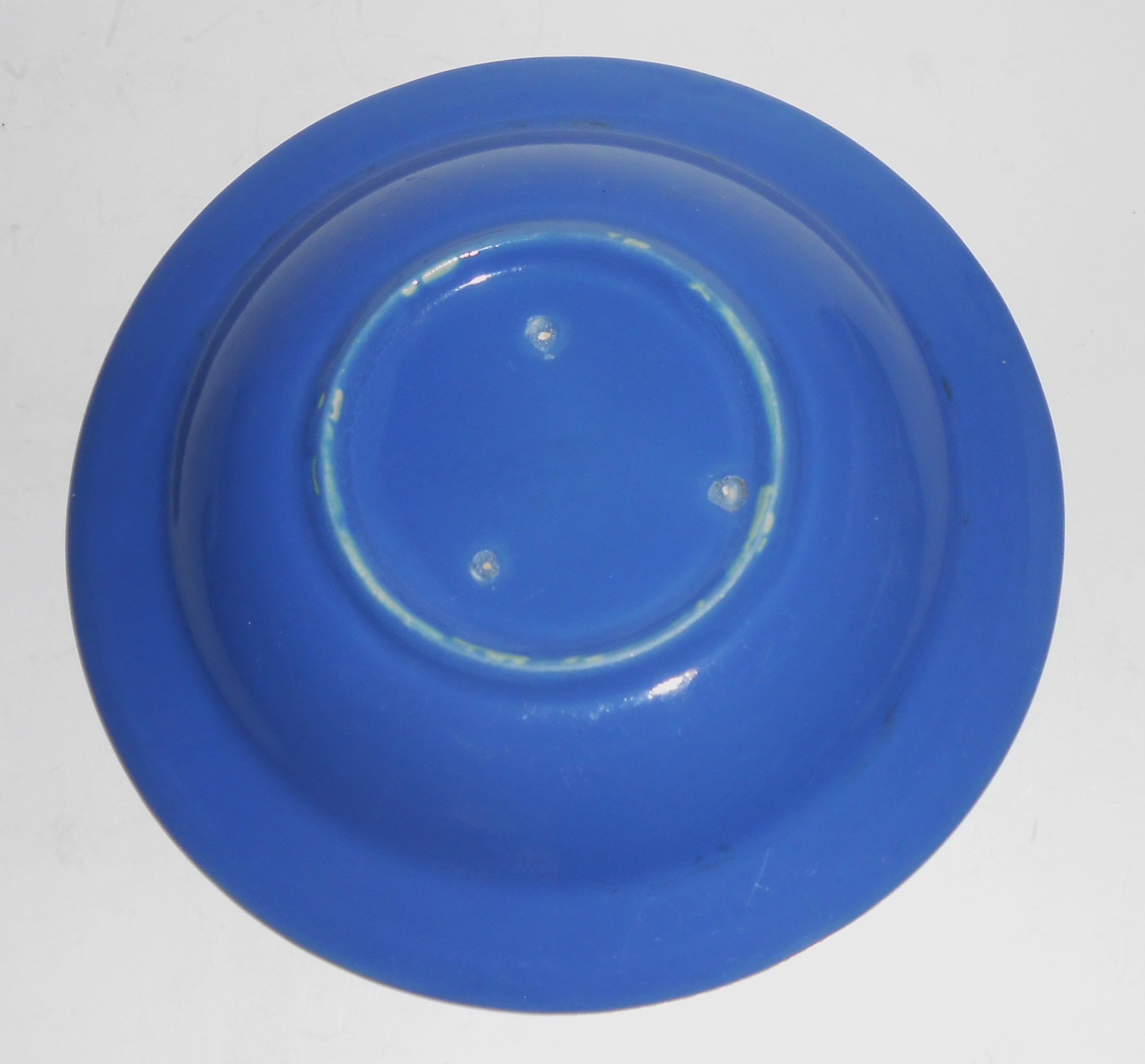 Coors Pottery Rosebud Blue Rimmed Soup Bowl #3