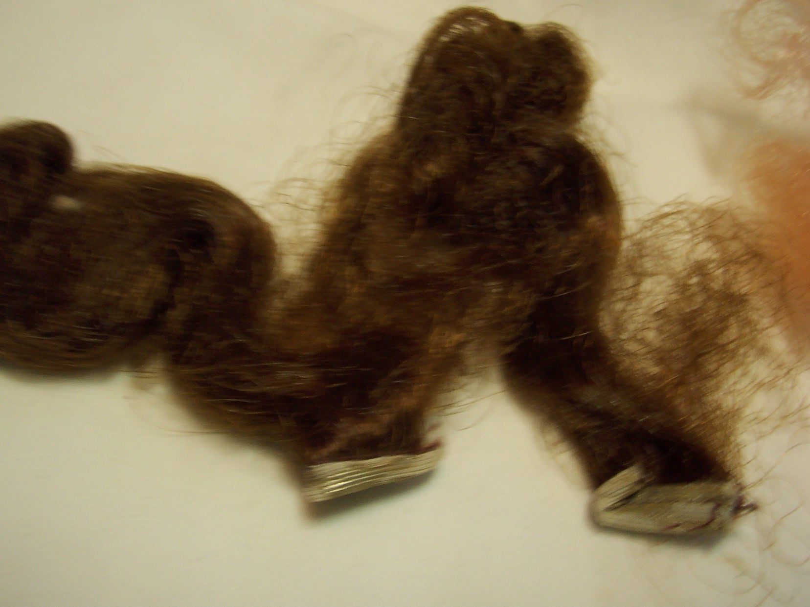 Doll Wig Hair Pieces Set of Three