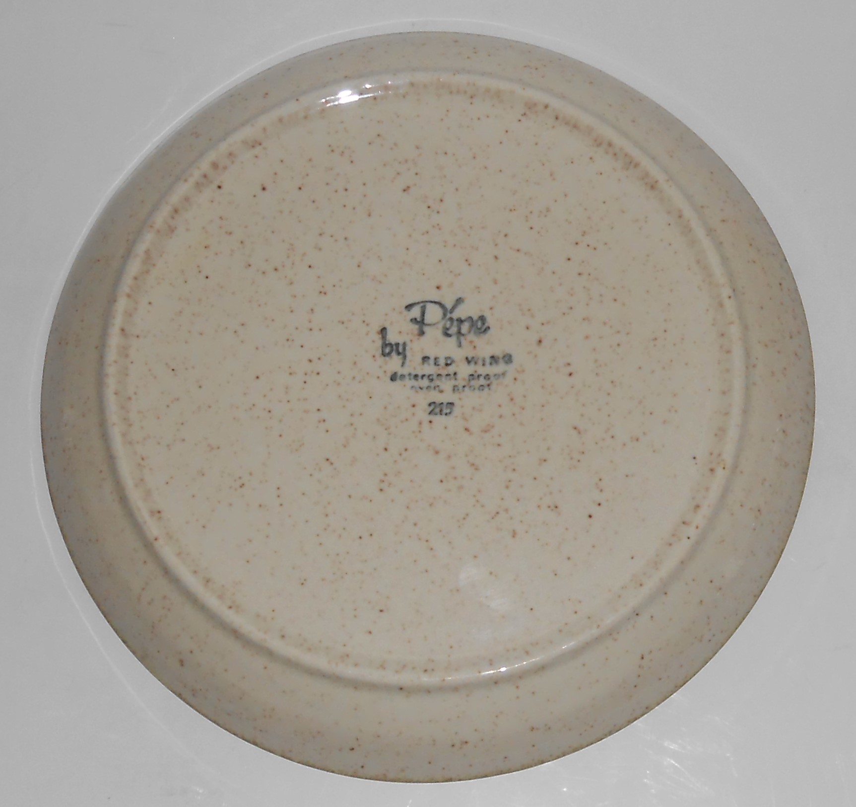 Red Wing Pottery Pepe Salad Plate
