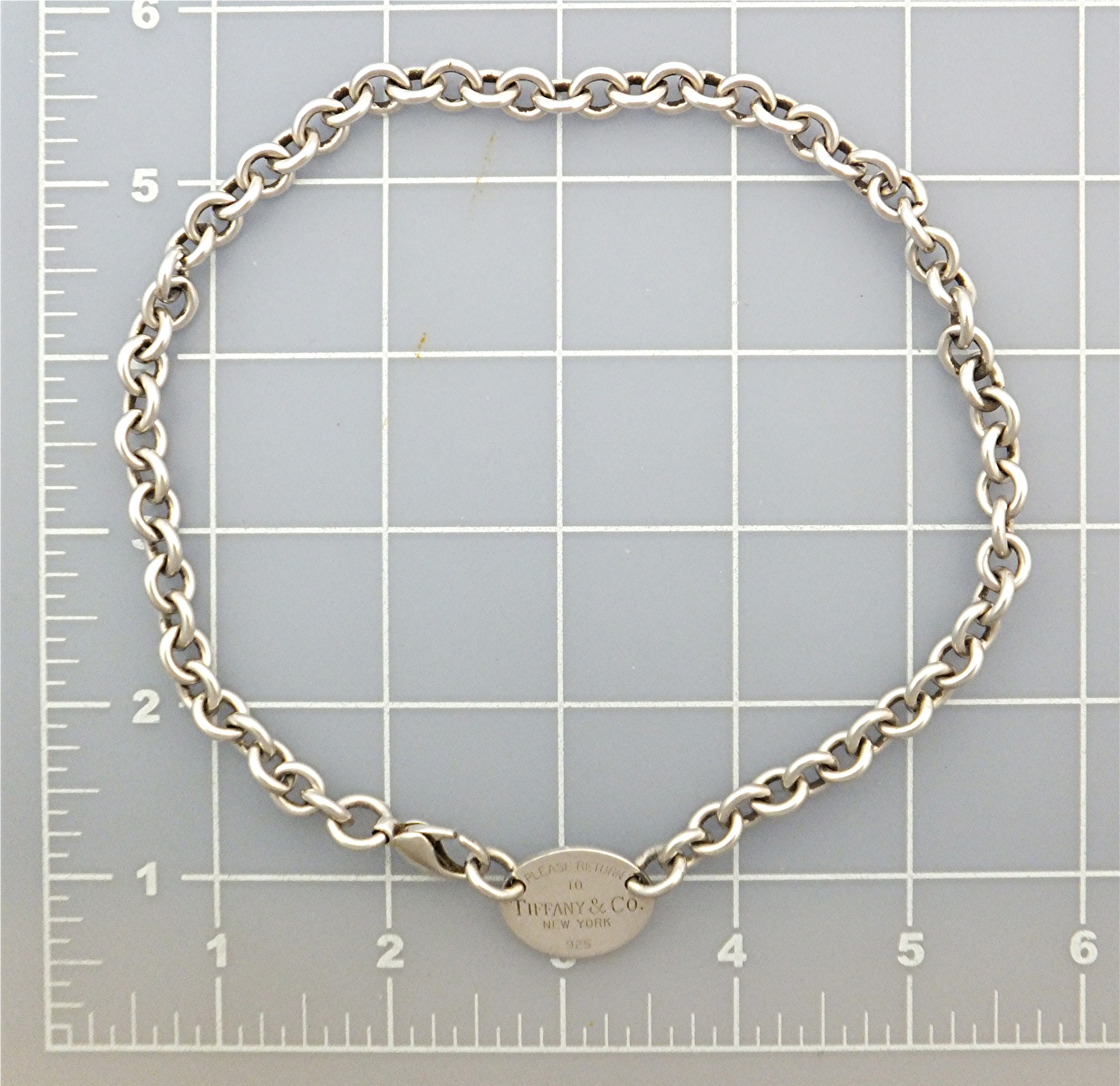 Necklace Tiffany Sterling Silver Chain Lobster Clasp