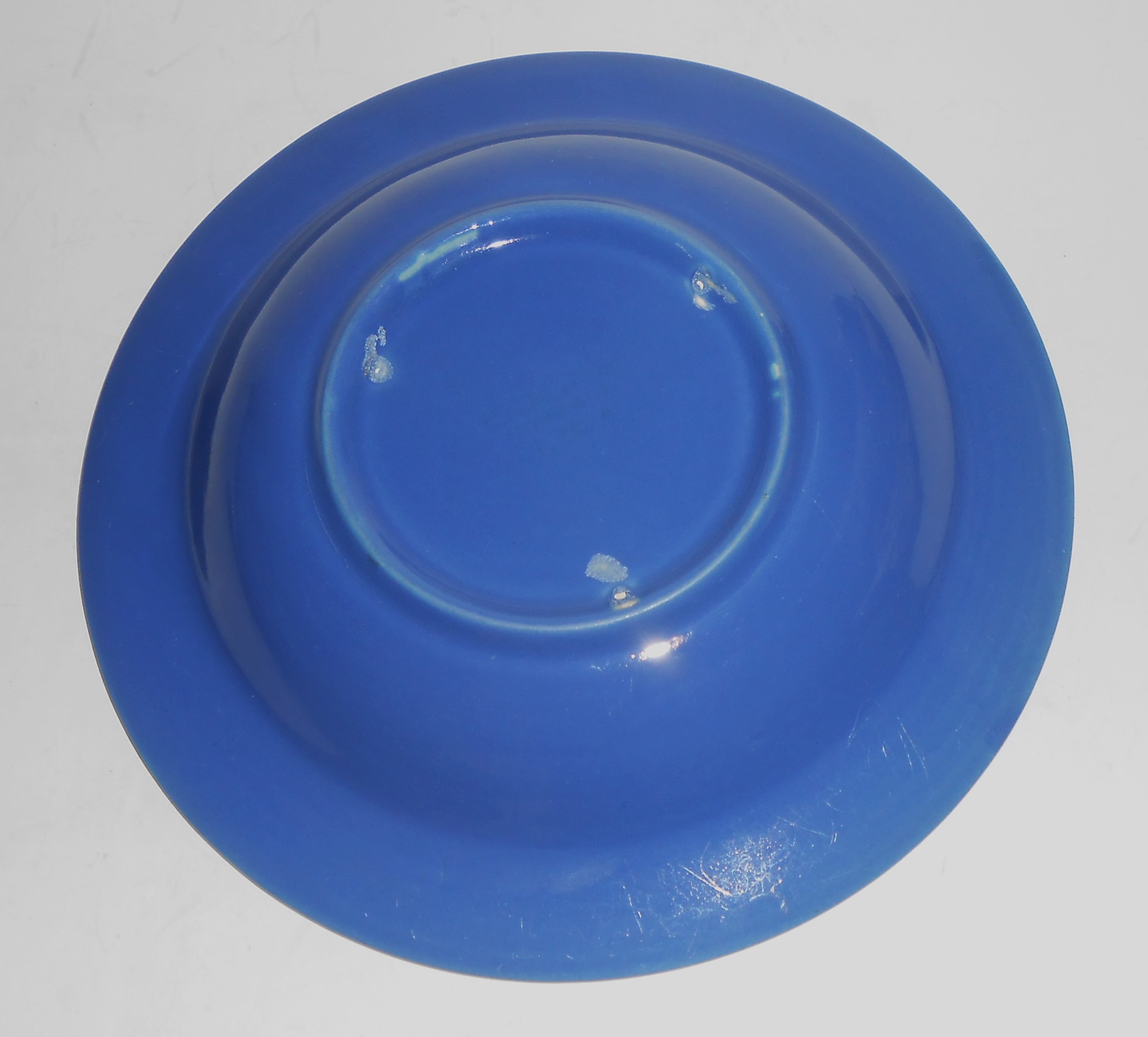 Coors Pottery Rosebud Blue Rimmed Soup Bowl #2