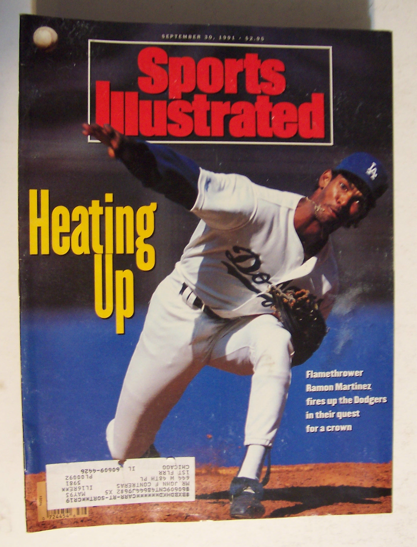 Sports Illustrated Magazine-September 30, 1991-Martinez