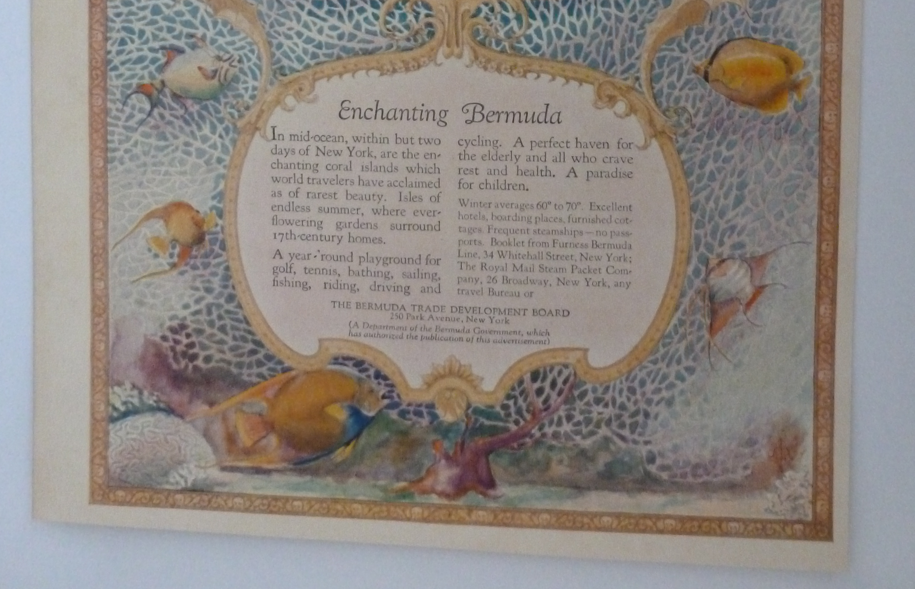 1926 Enchanting Bermuda with A Lovely Seashore