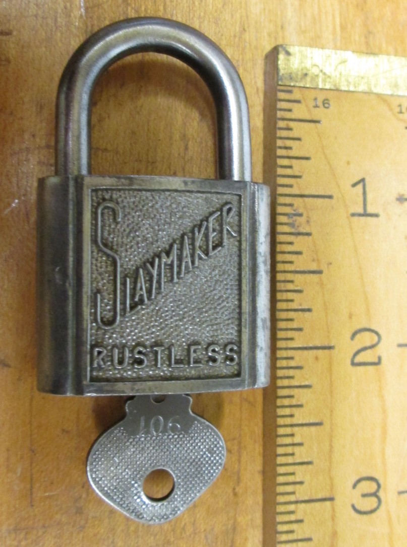 Slaymaker Rustless Padlock w/ Key Small Size
