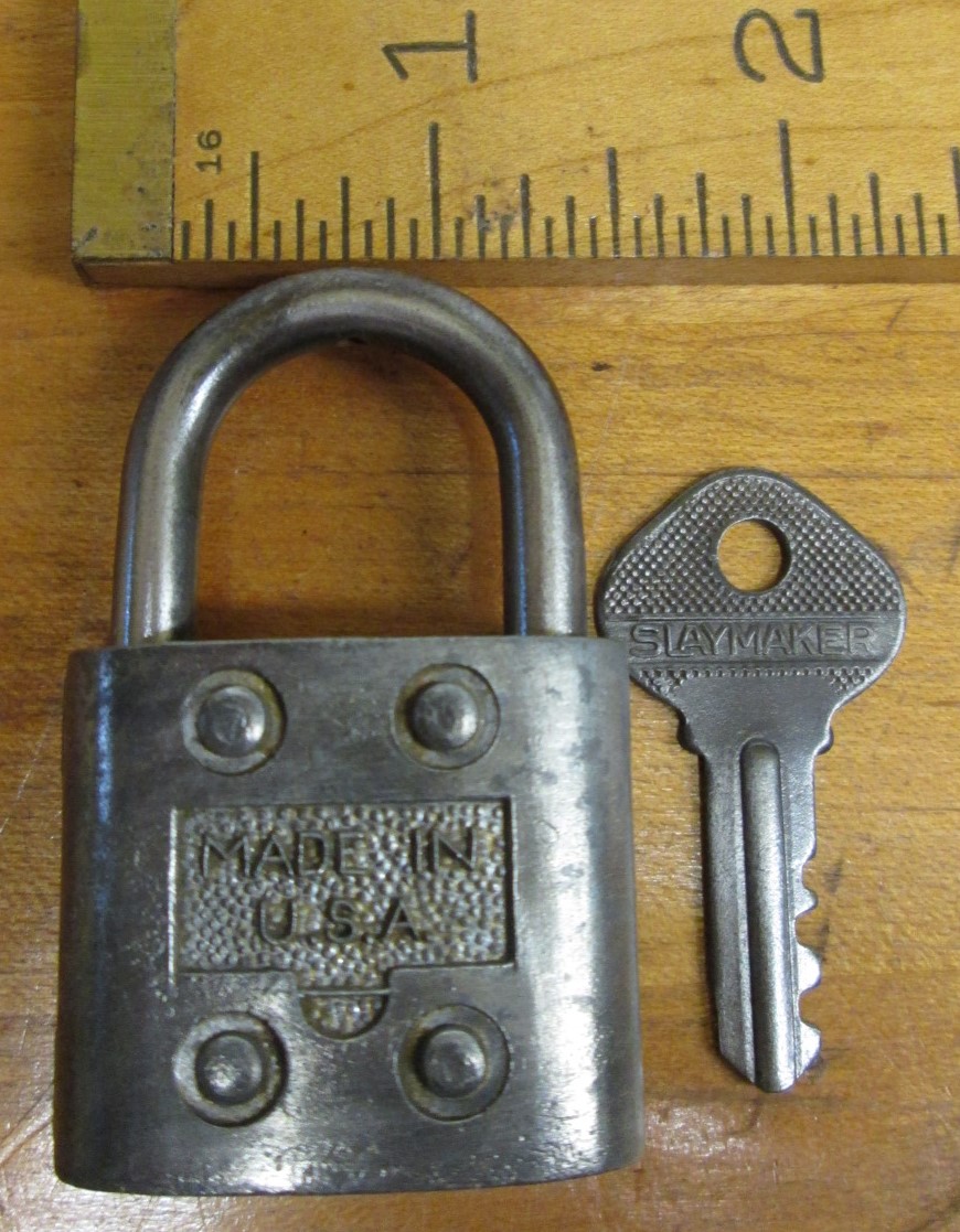 Slaymaker Rustless Padlock w/ Key Small Size