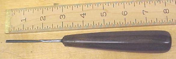 S. J. Addis Bent Front Gouge Carving Chisel 1/8 inch