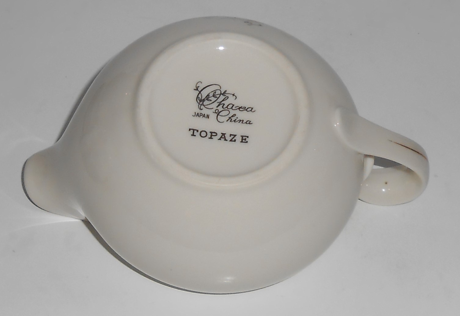 Ohata Japan China Porcelain Topaze Creamer w/Gold