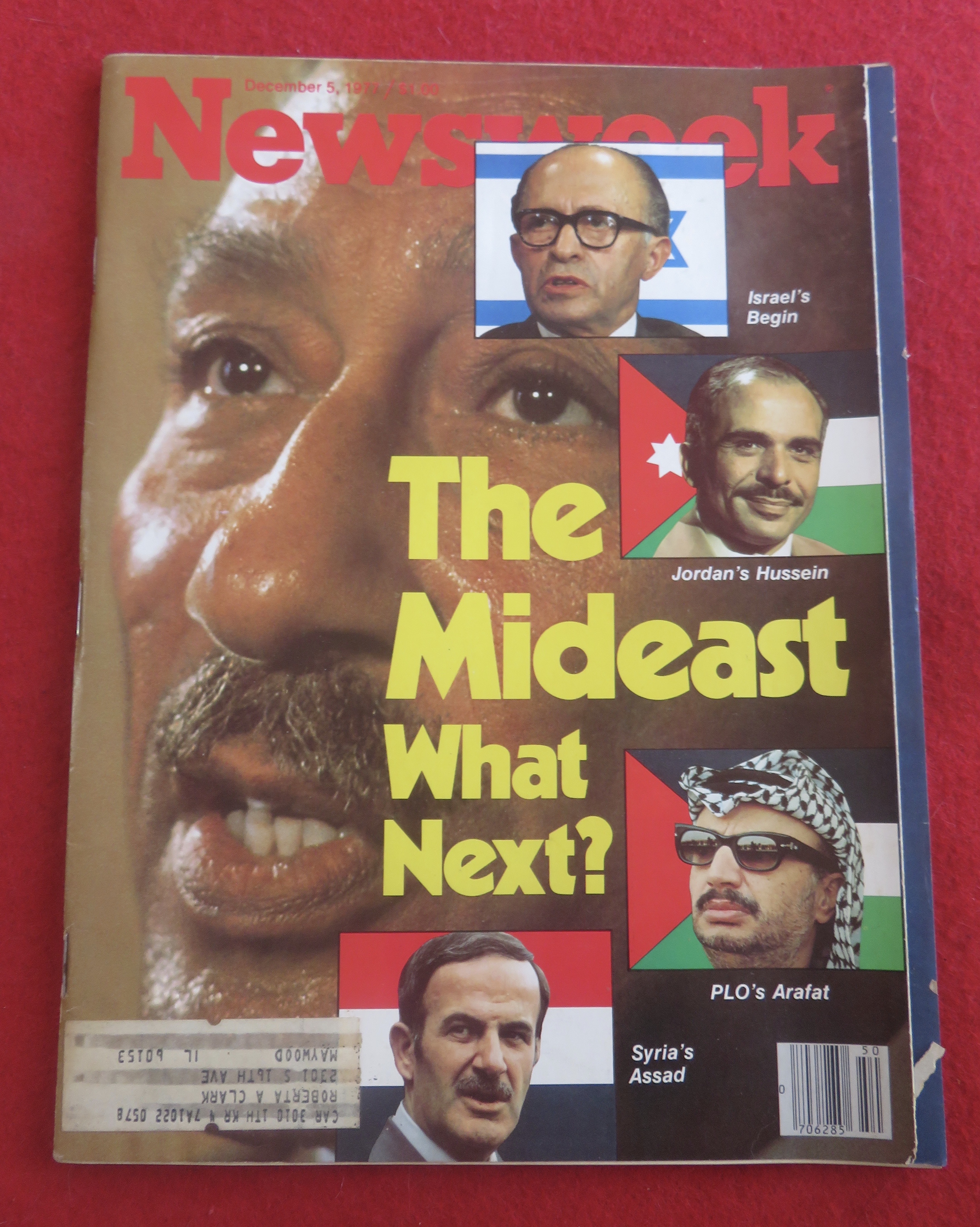 Newsweek Magazine December 5, 1977 The Mideast