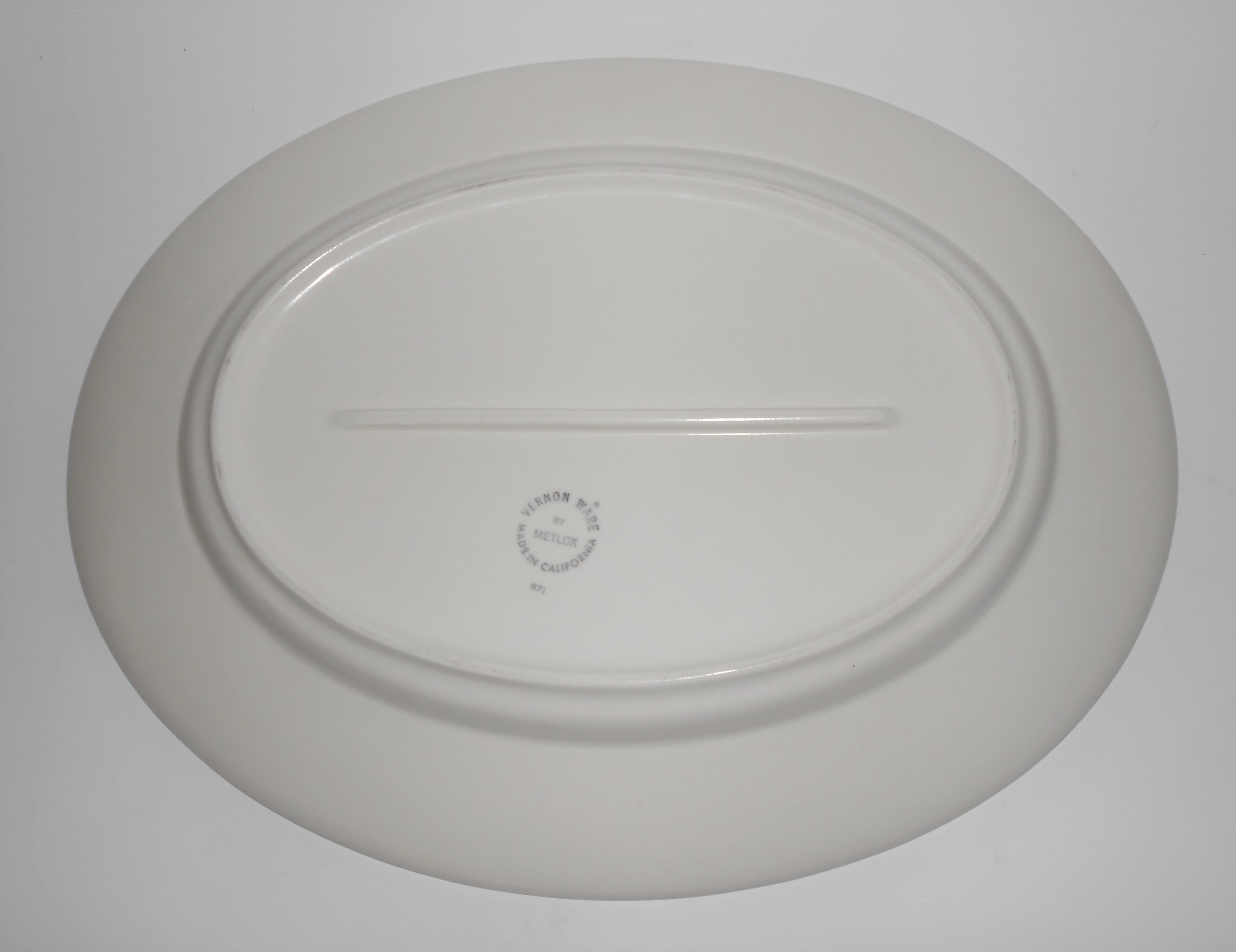 Metlox Pottery Poppy Trail Vernon Antiqua Platter