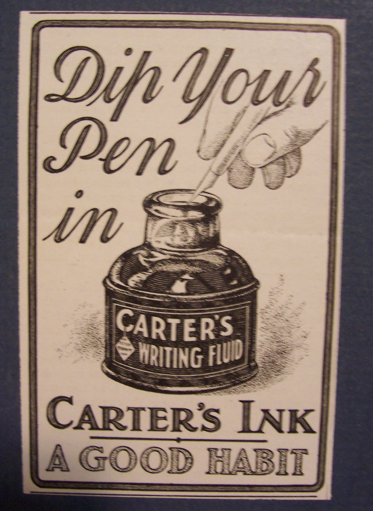 1904  Carter's  Ink