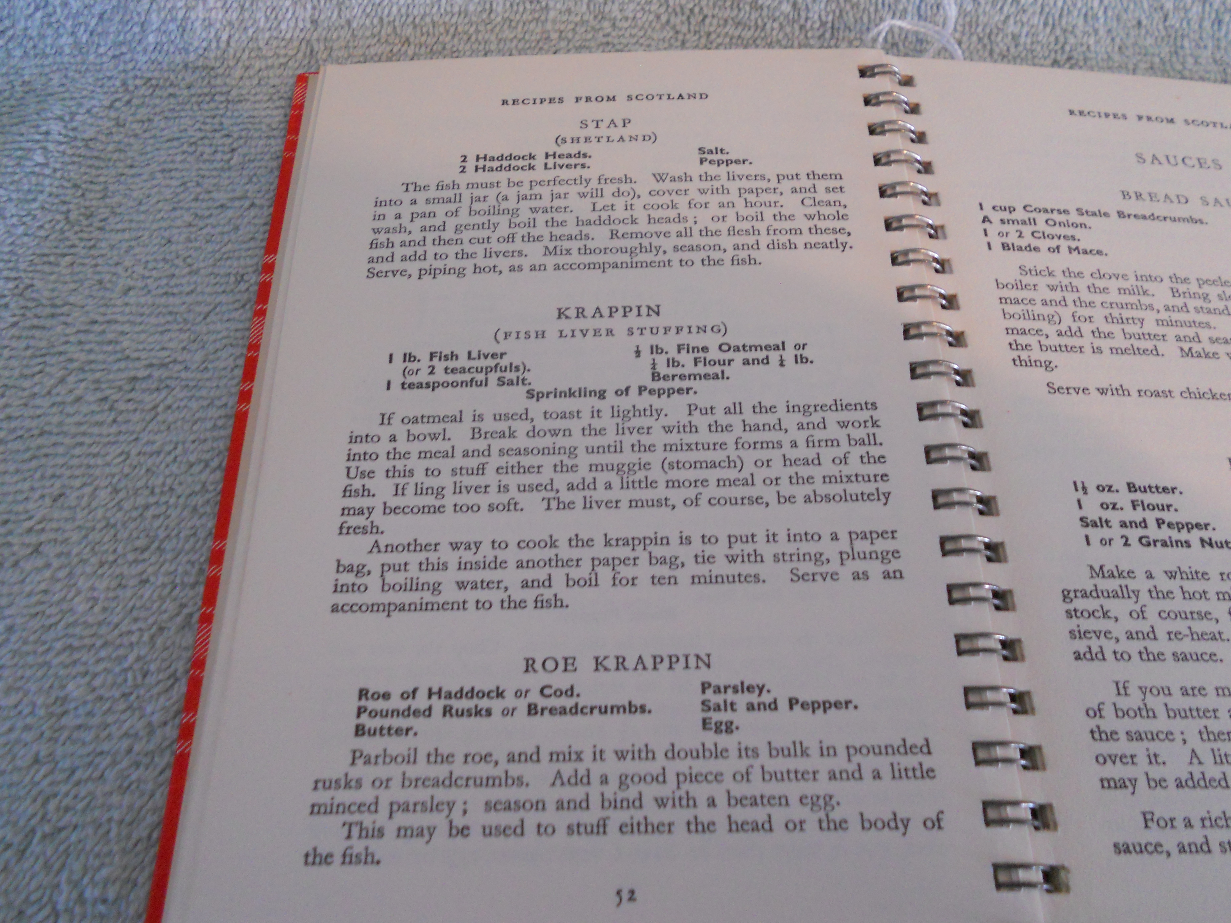 Recipes From Scotland Cookbook 1960 F McNeill