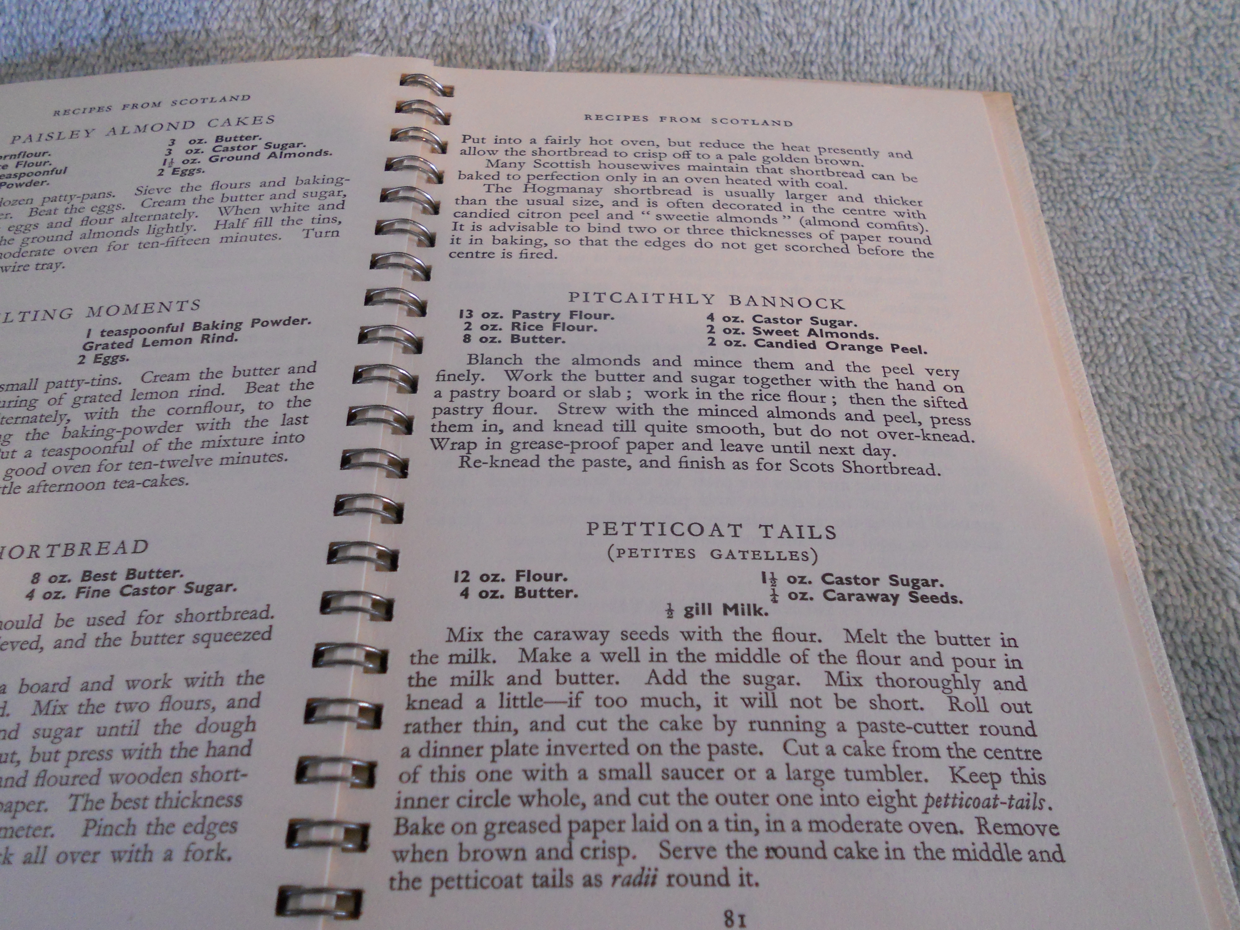 Recipes From Scotland Cookbook 1960 F McNeill