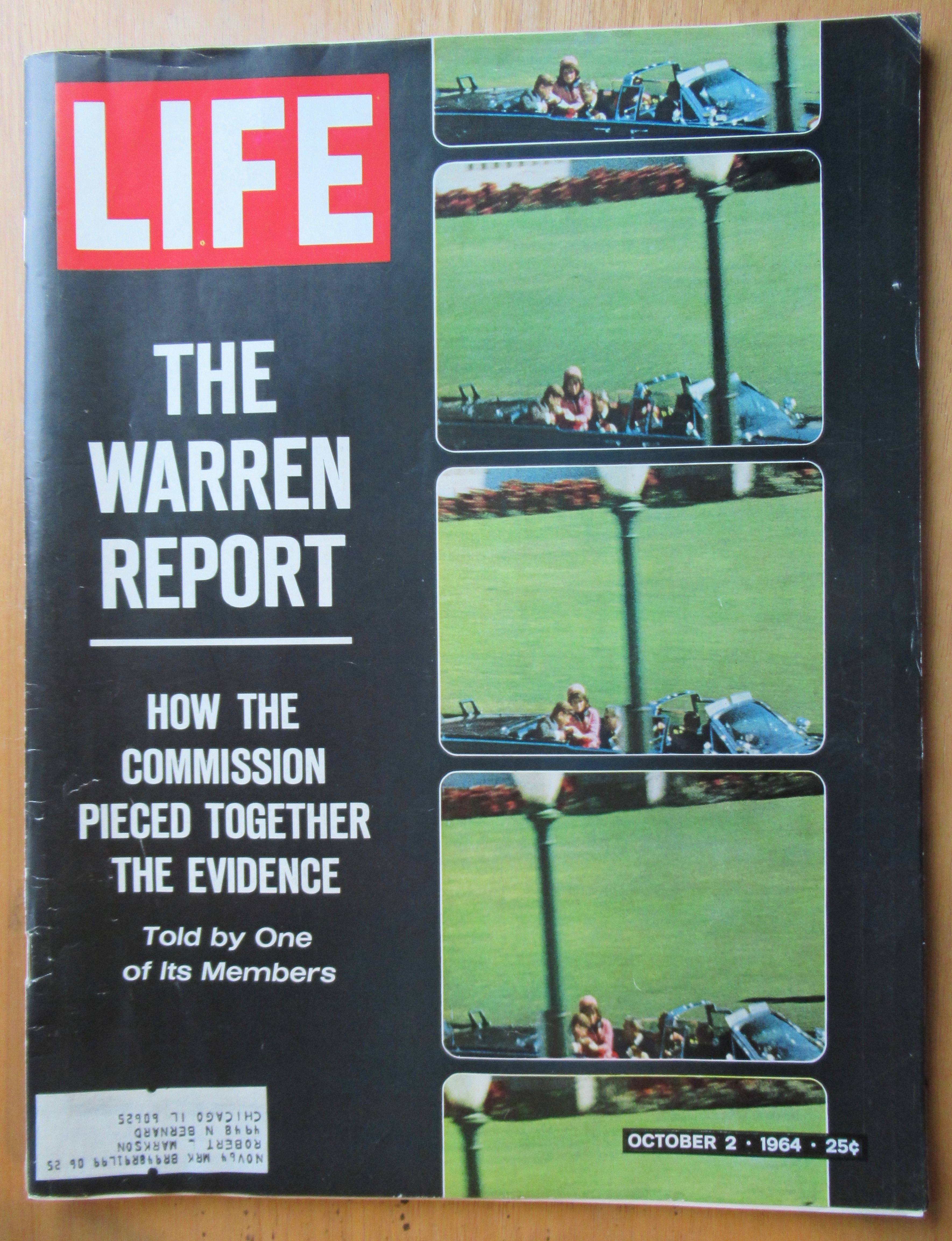 Life Magazine-October 2, 1964-The Warren Report