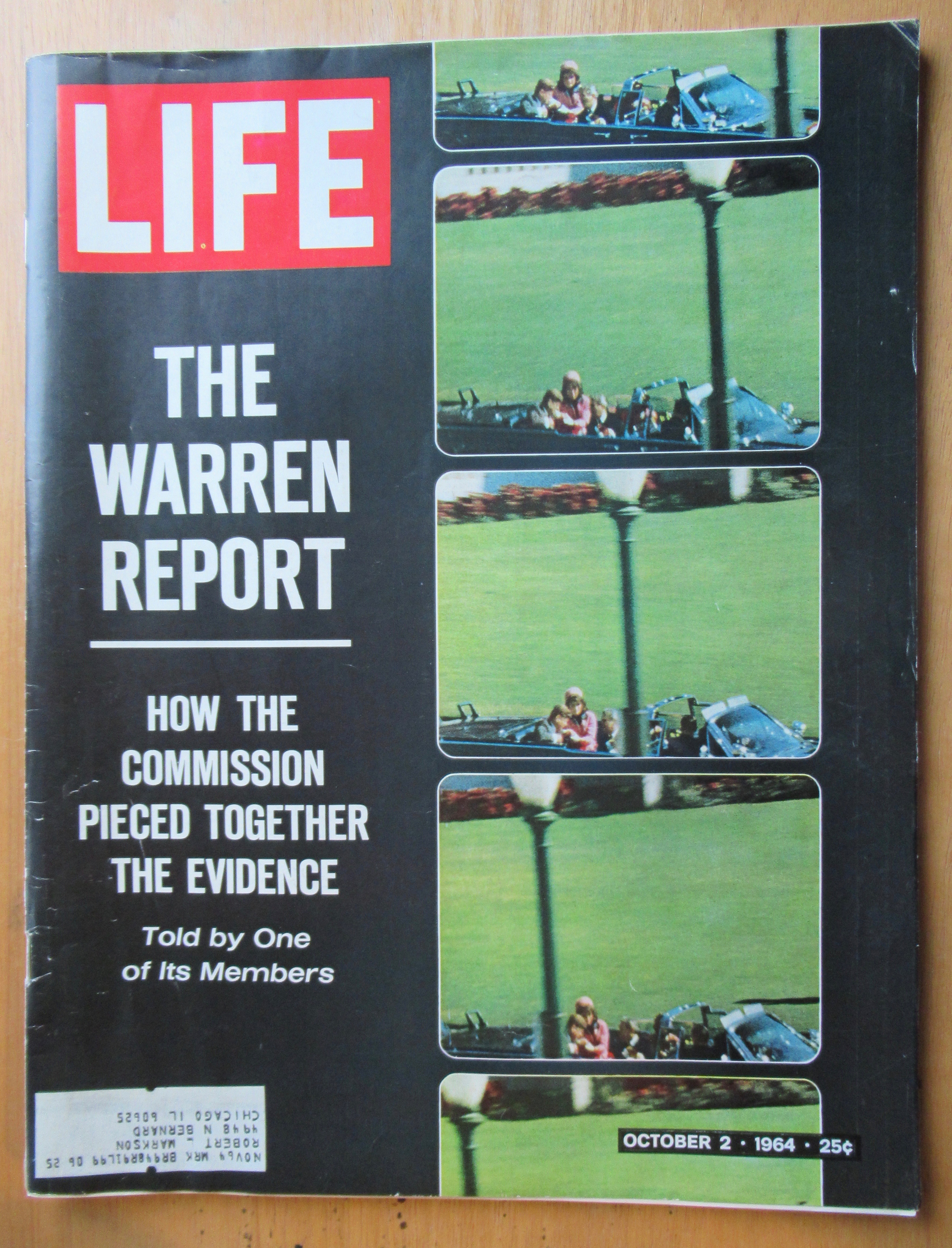 Life Magazine-October 2, 1964-The Warren Report