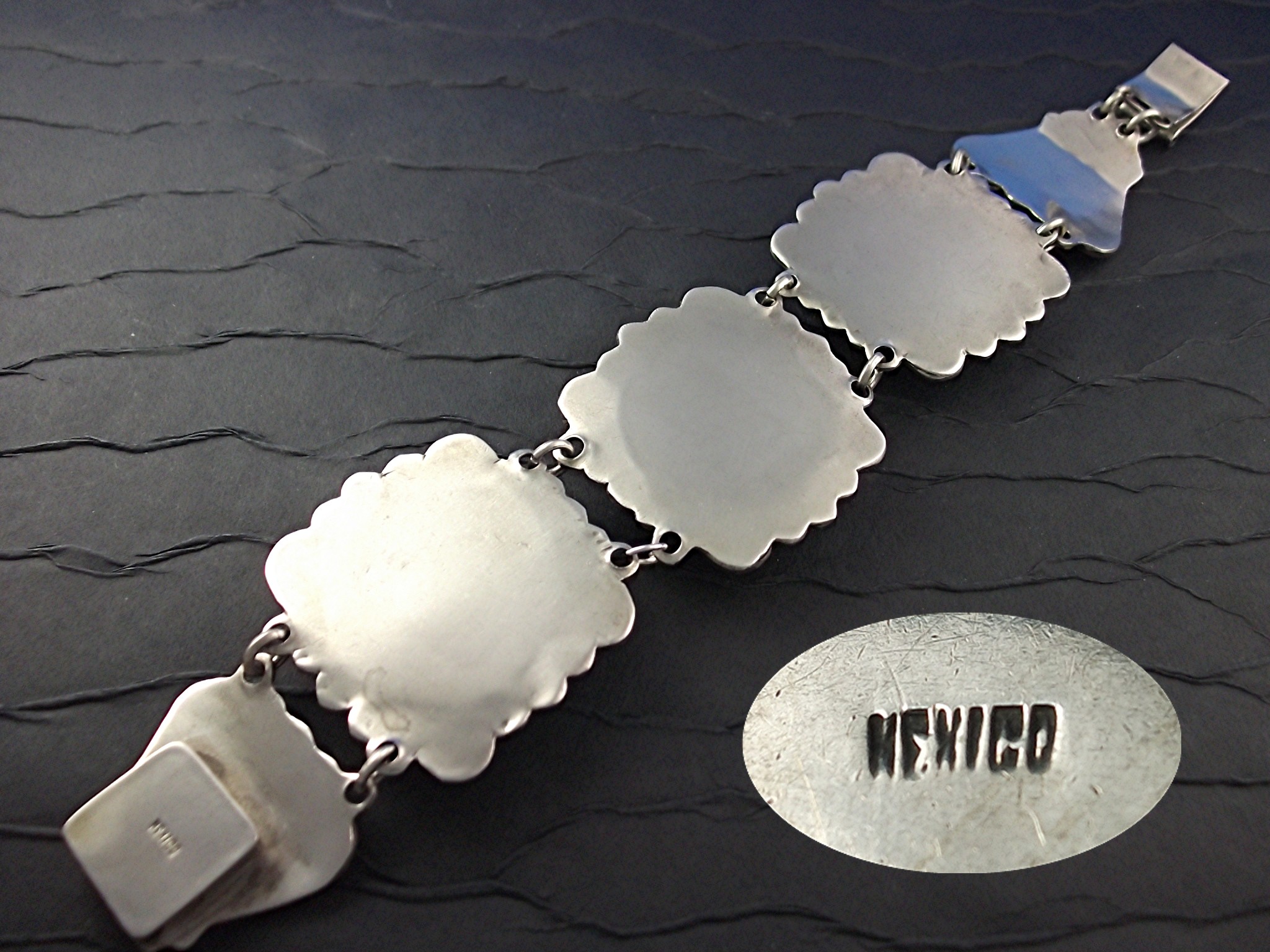 Bracelet Silver Rose Quartz Mexico