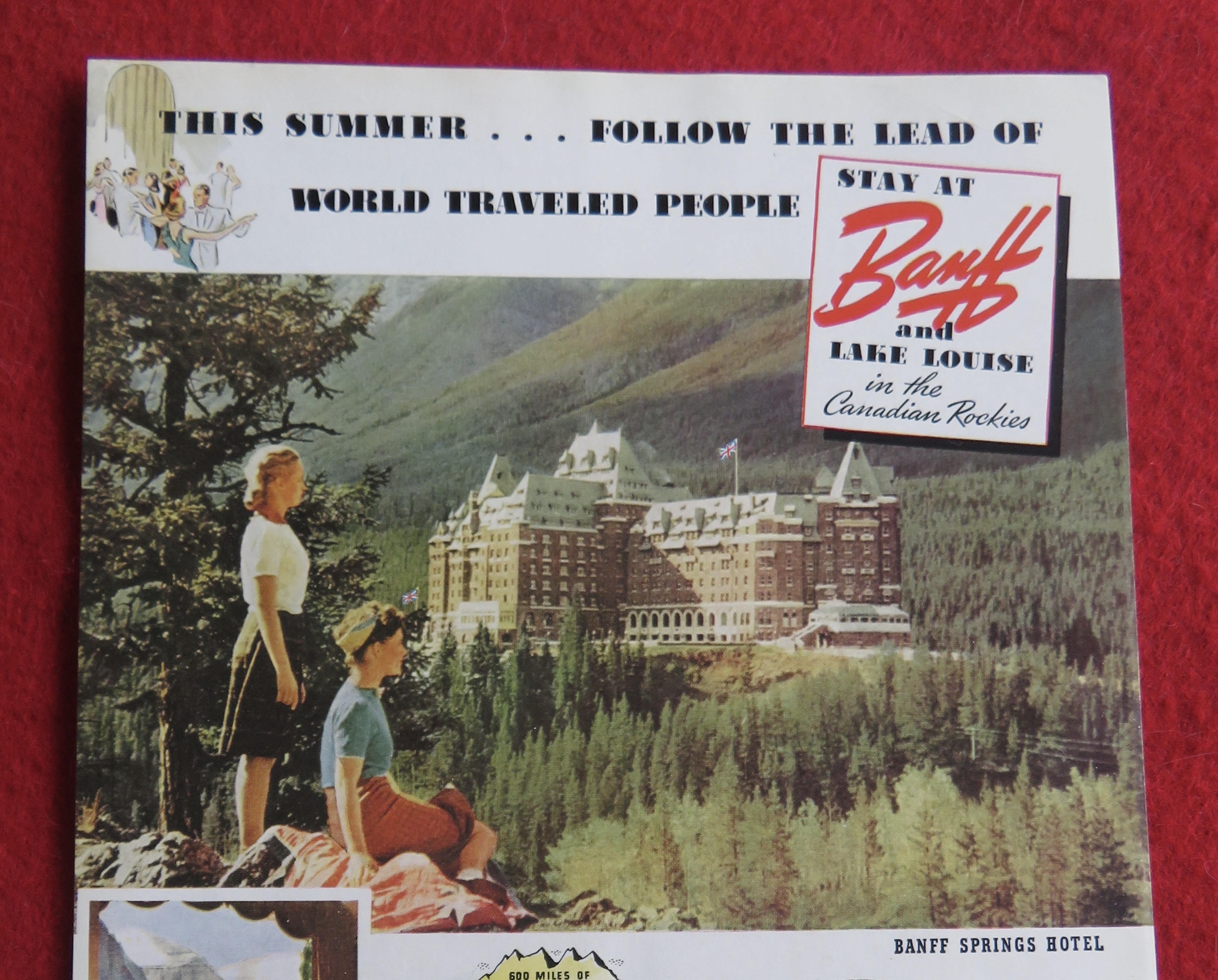 1940 Canadian Pacific with Banff & Lake Louise