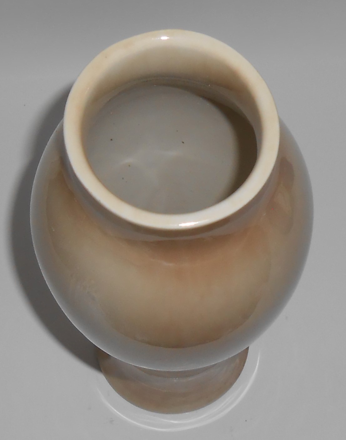 Vontury Pottery Large Floral Decorated Vase