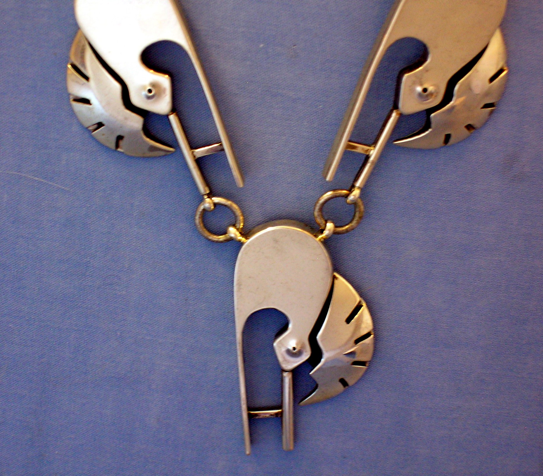 Native American Sterling Silver VANDEVER Necklace