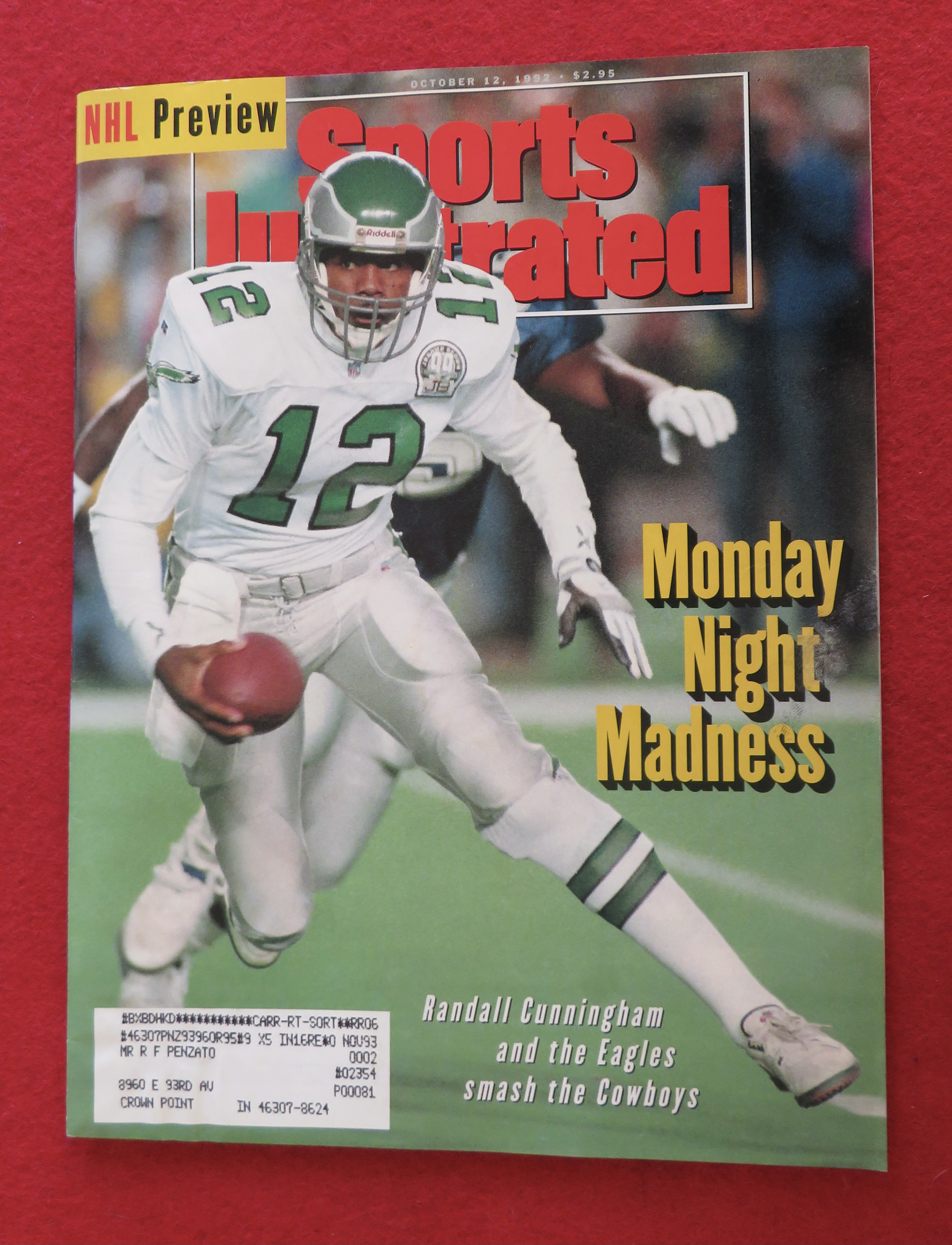 Sports Illustrated Magazine-October 12, 1992-Cunningham