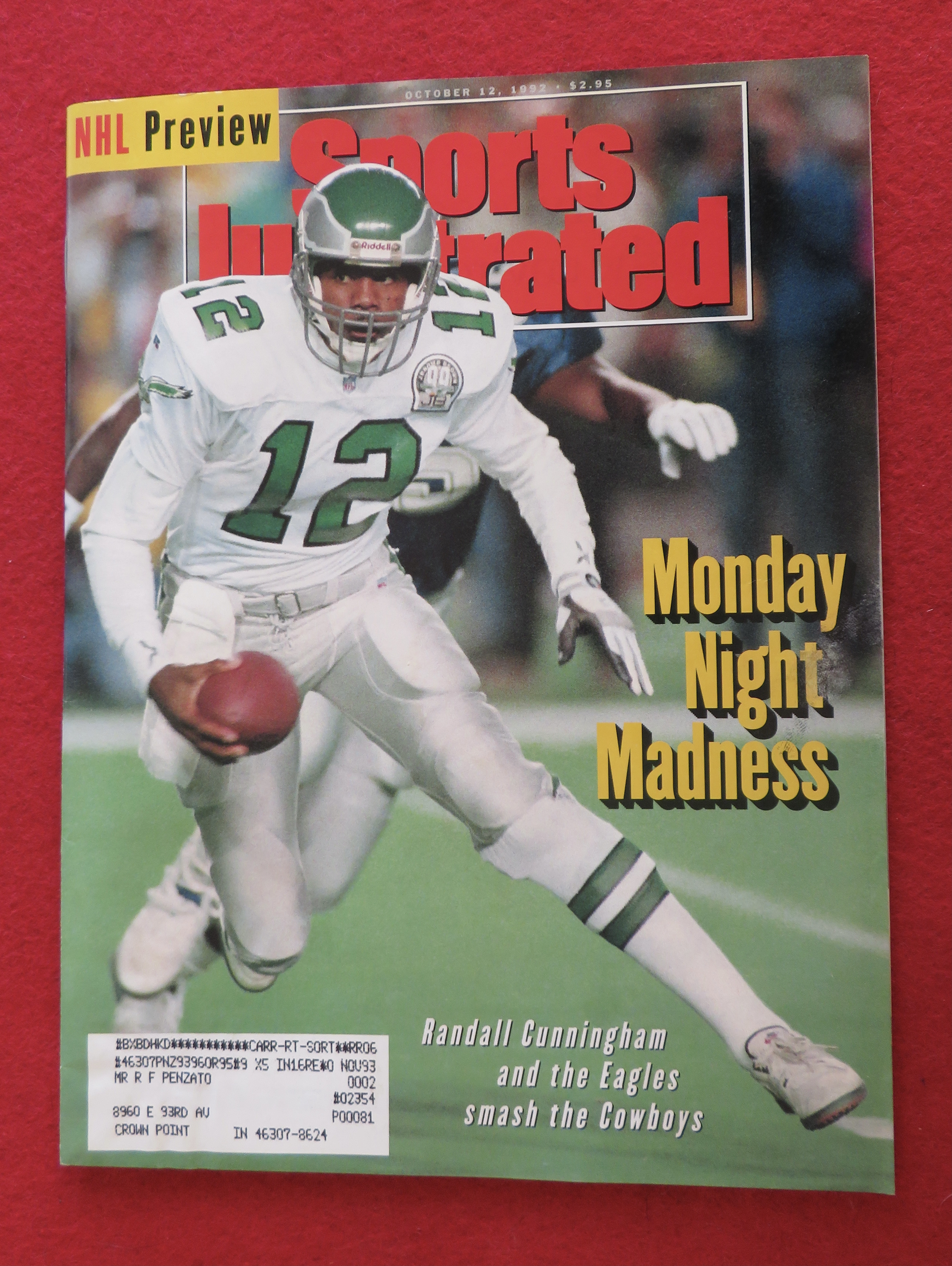 Sports Illustrated Magazine-October 12, 1992-Cunningham
