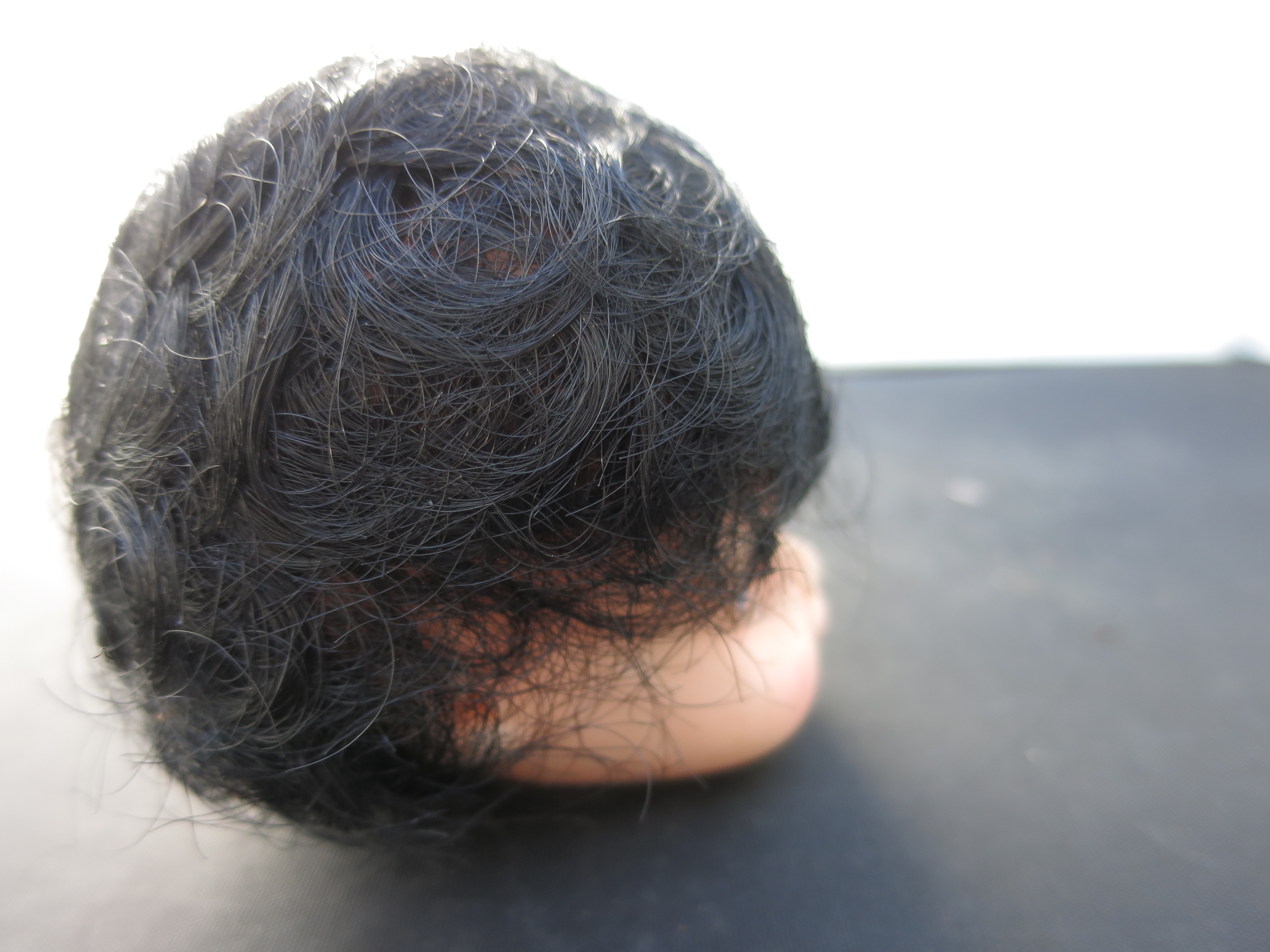 Vintage Sleep Eye Doll head with Rooted Hair for crafts