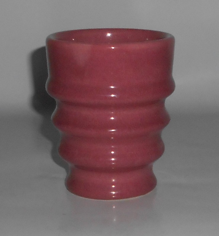 VINTAGE Metlox Pottery Series 200 California Pottery #236-M Old Rose Coffee Mug