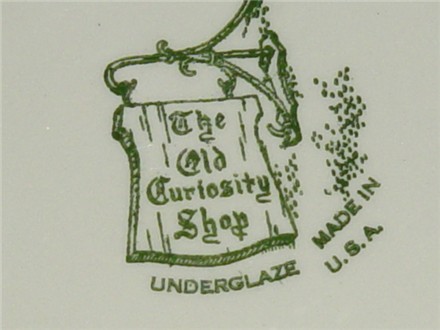 Royal Old Curiosity Shop Plate