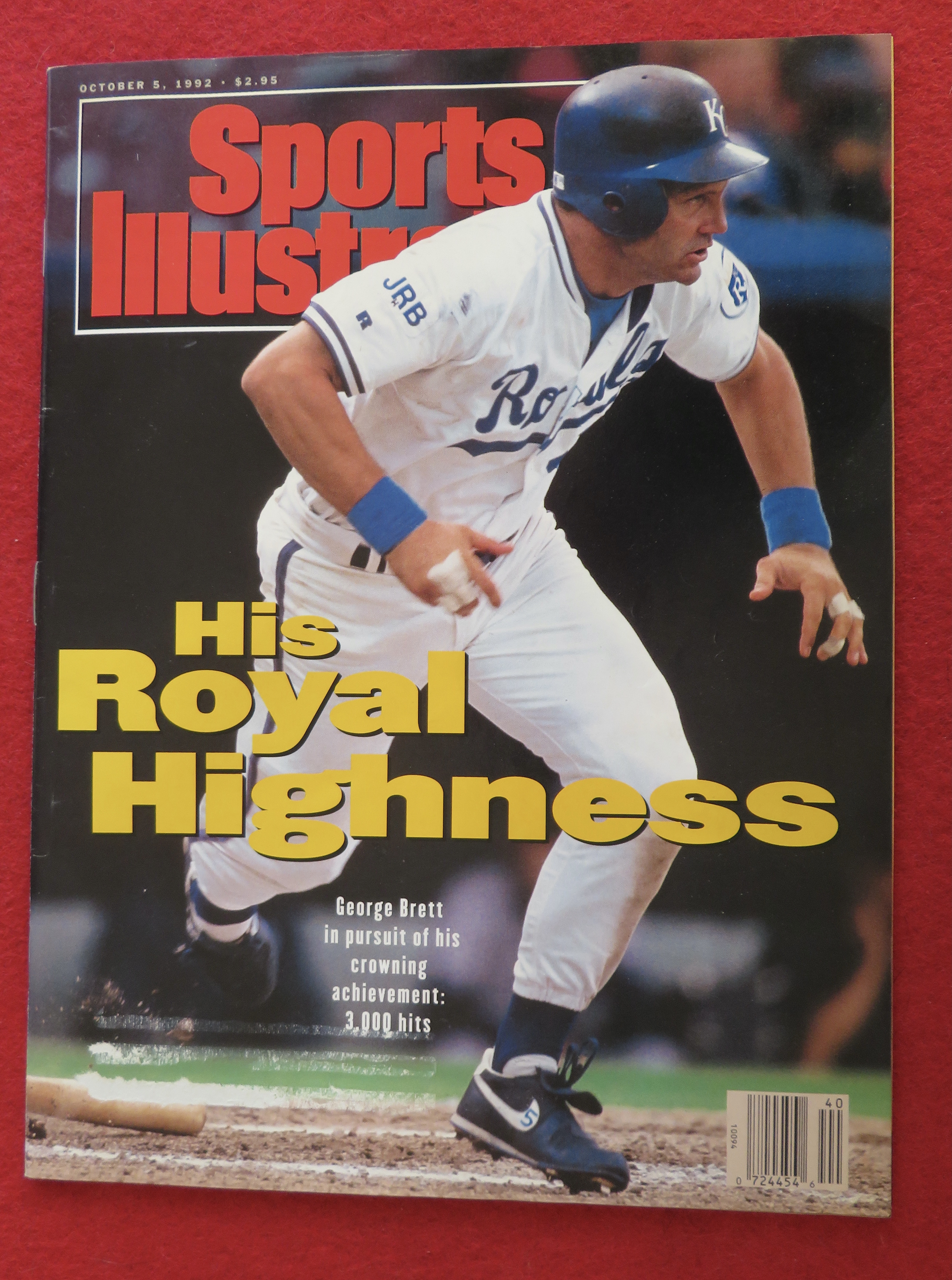 Sport Illustrated Magazine-October 5, 1992-George Brett