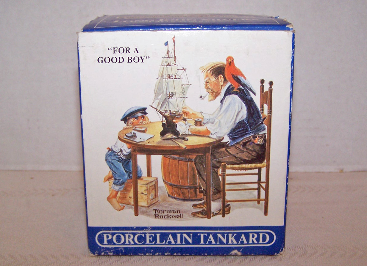 Norman Rockwell Tankard, For a Good Boy, 1985, In Box