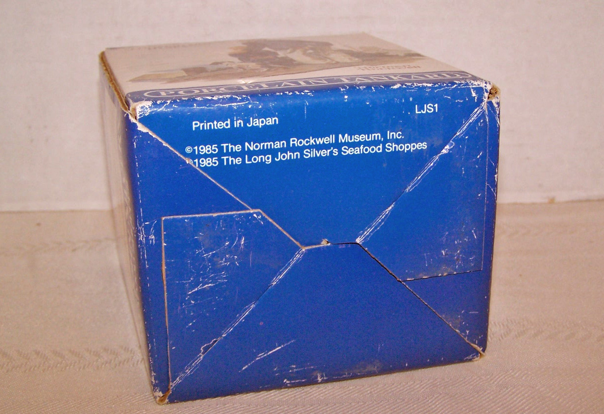 Norman Rockwell Tankard, Looking Out to Sea, 1985, Box