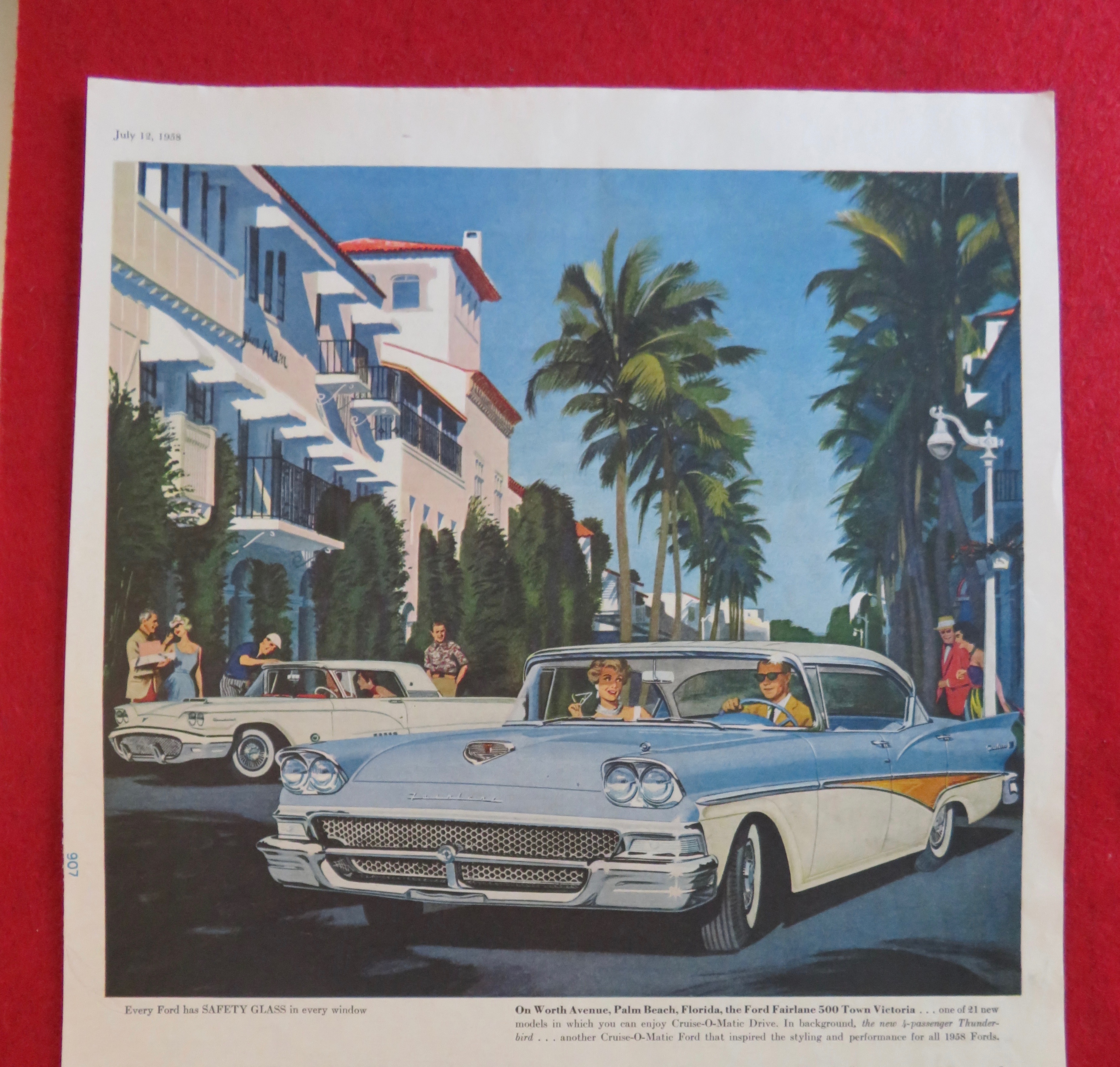1958 Ford Thunderbird with Cruise O Matic